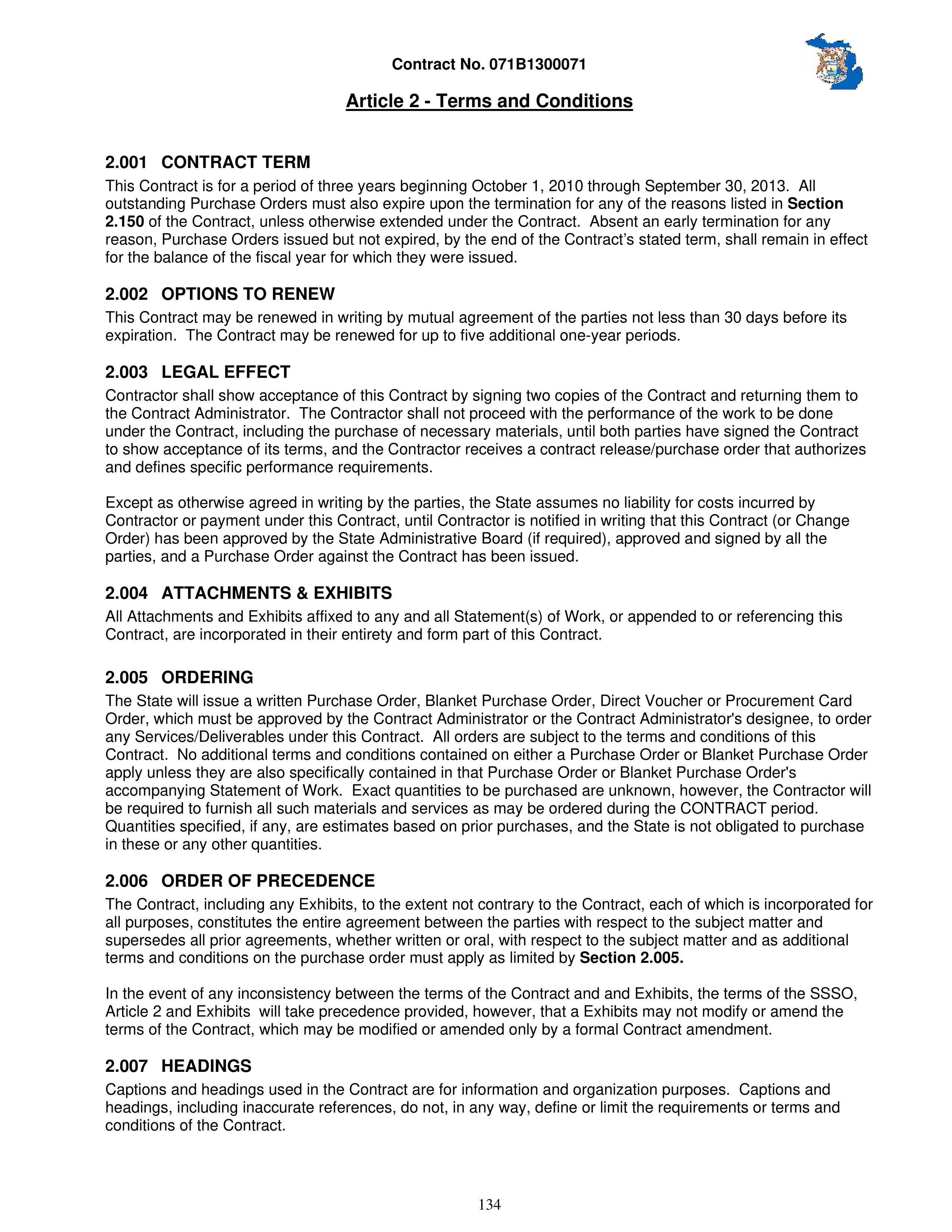 IBM Contract Change — page 181