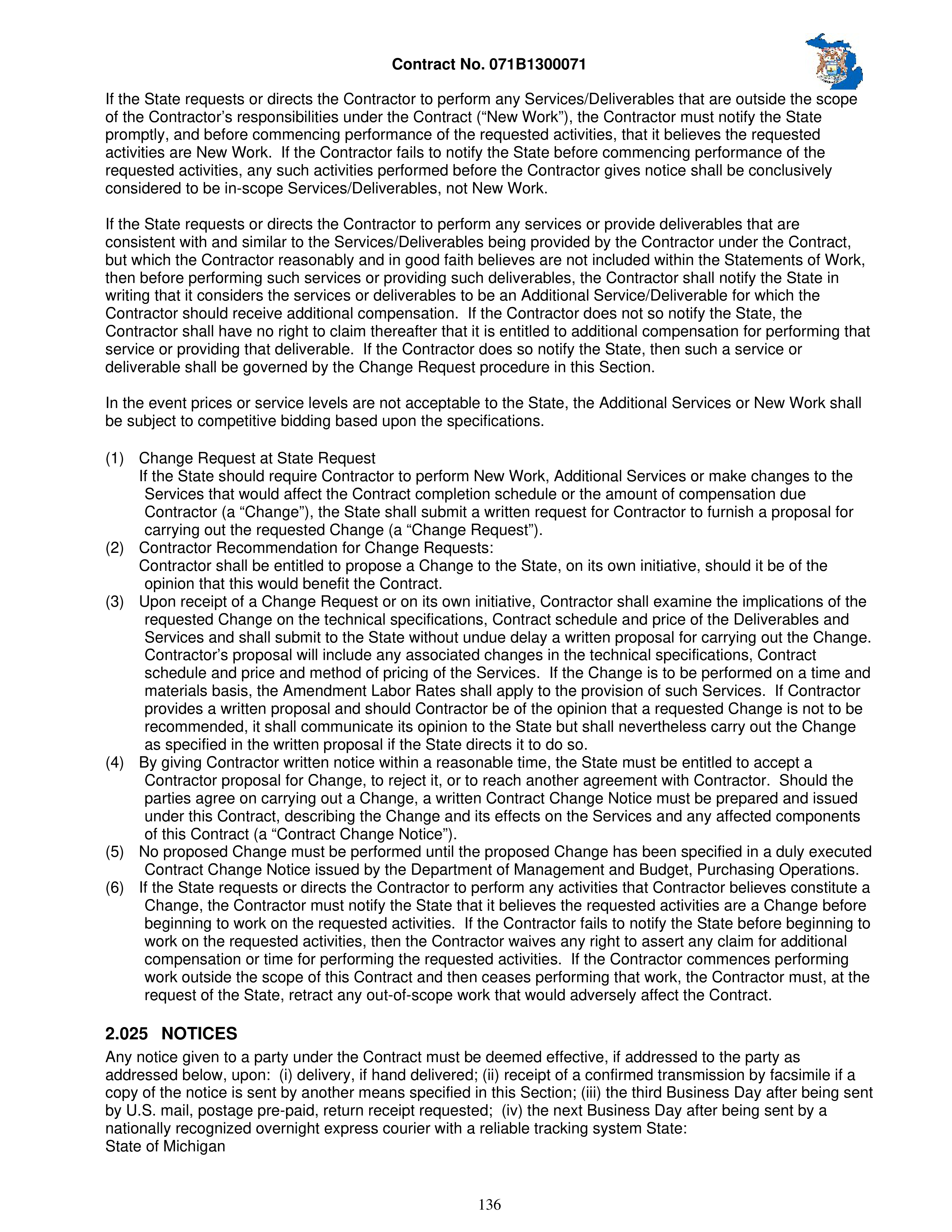 IBM Contract Change — page 183