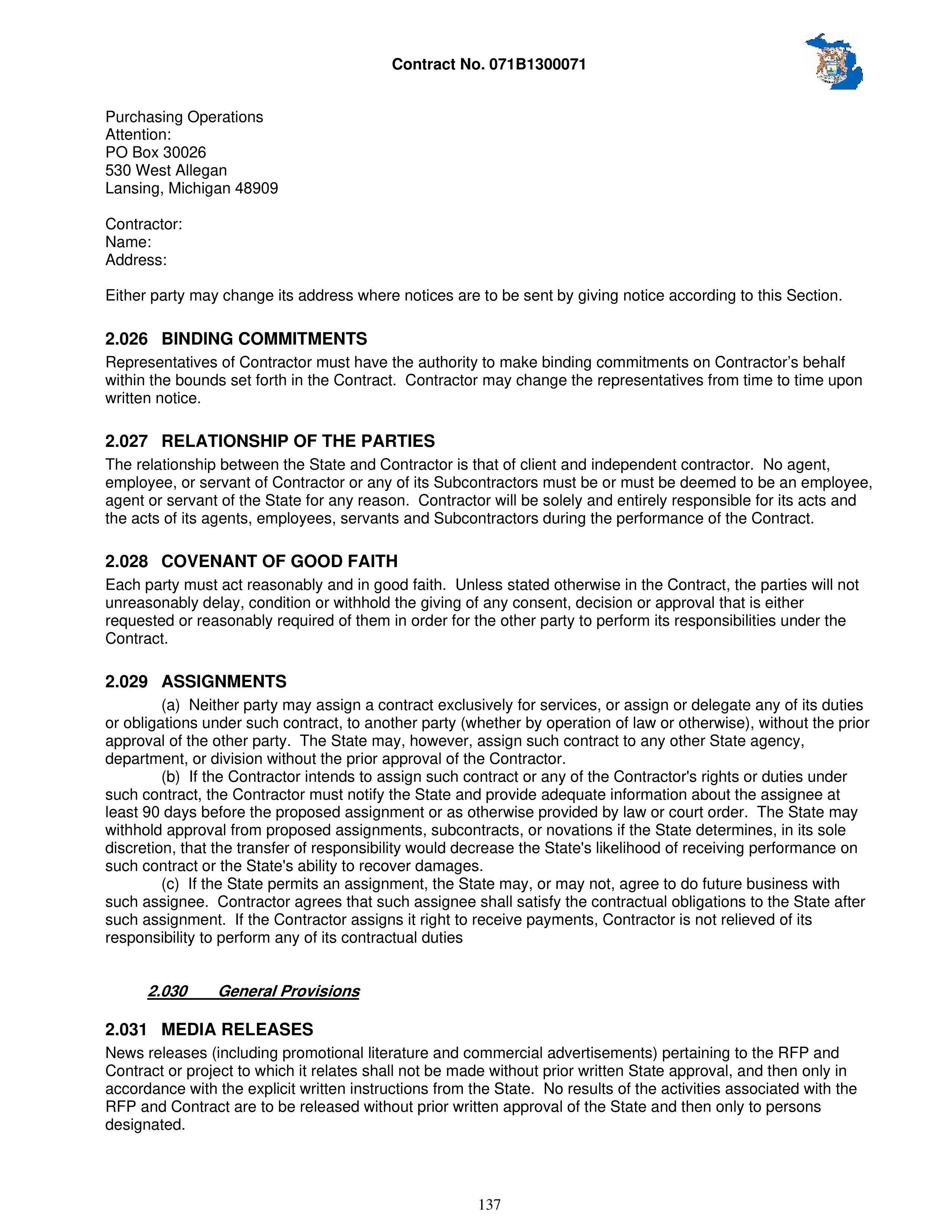 IBM Contract Change — page 184
