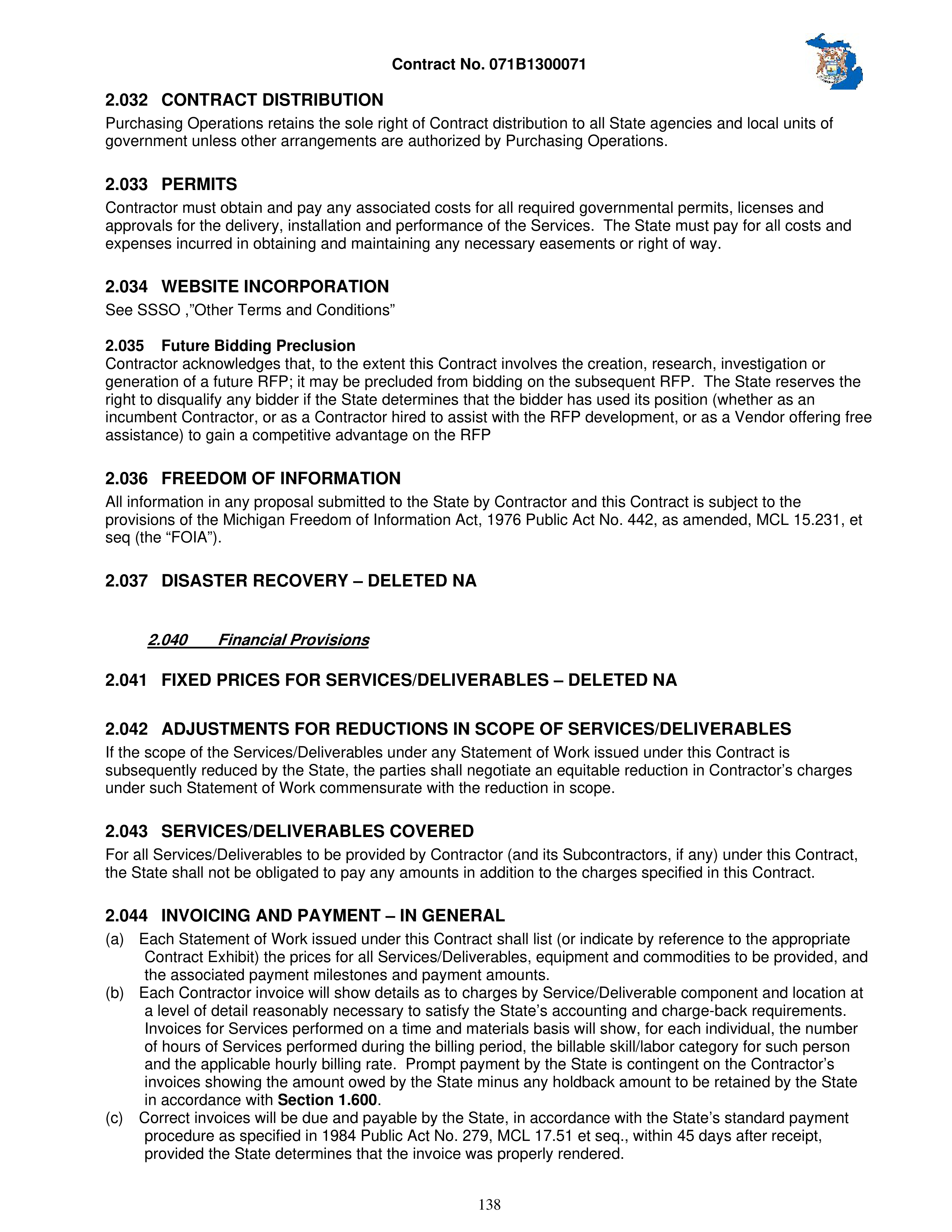 IBM Contract Change — page 185
