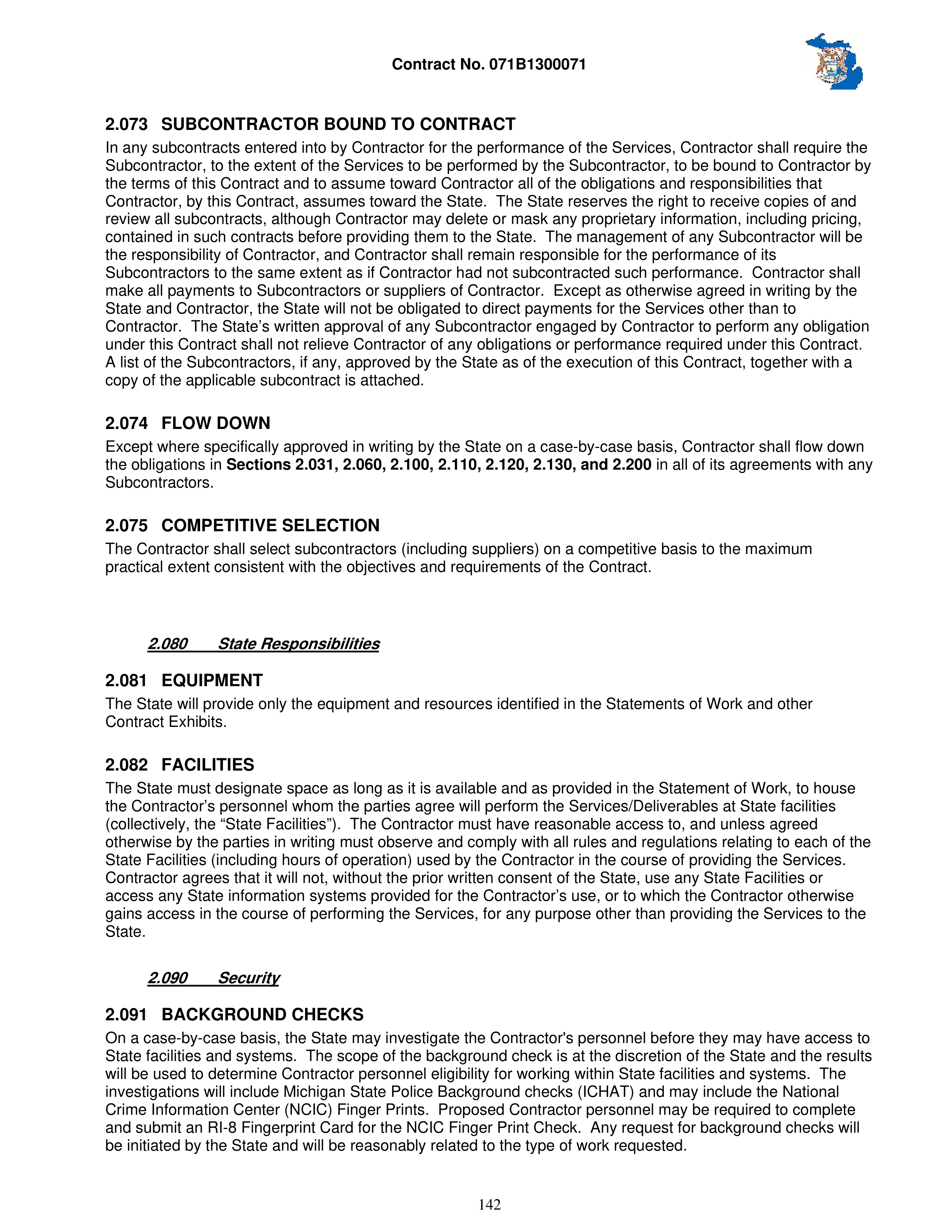 IBM Contract Change — page 189
