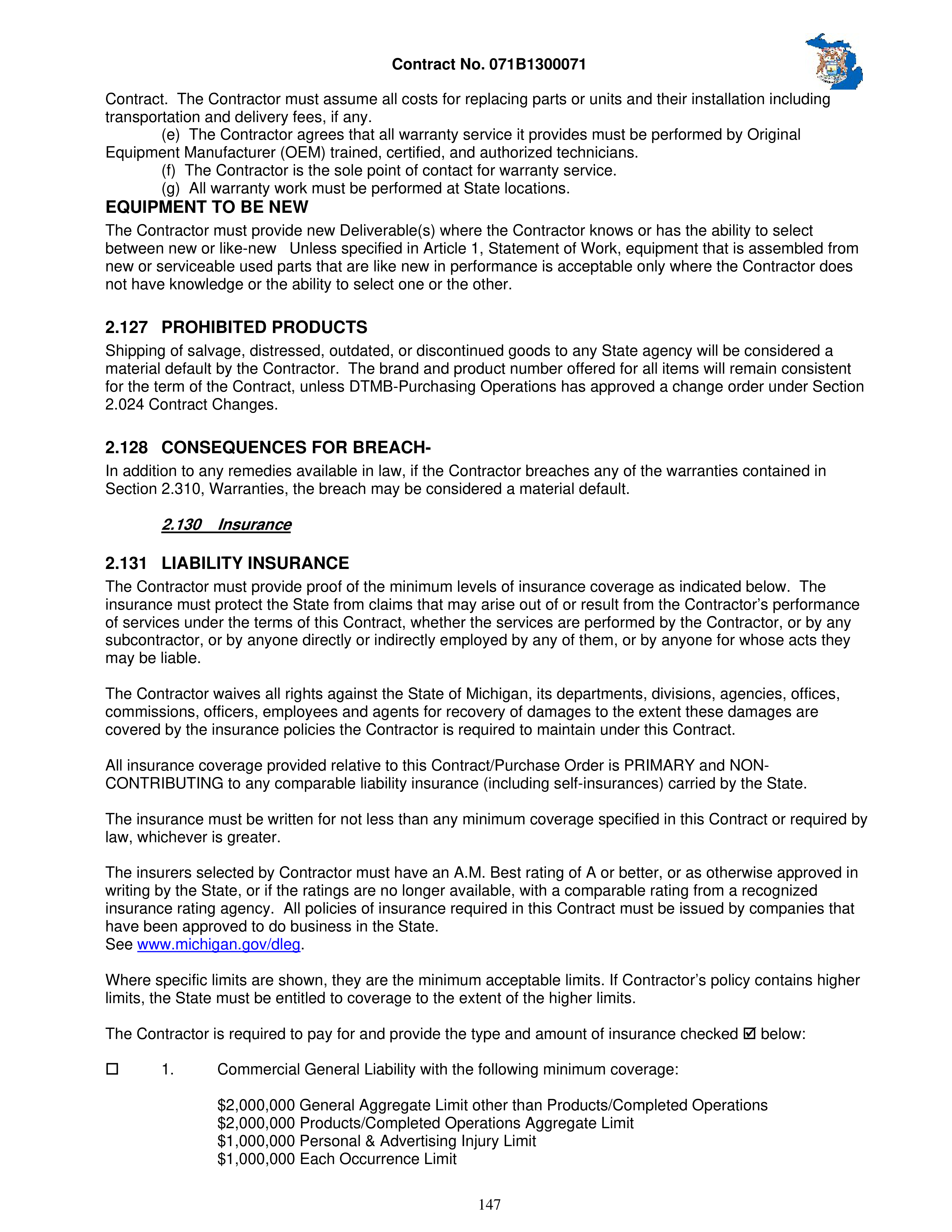 IBM Contract Change — page 194