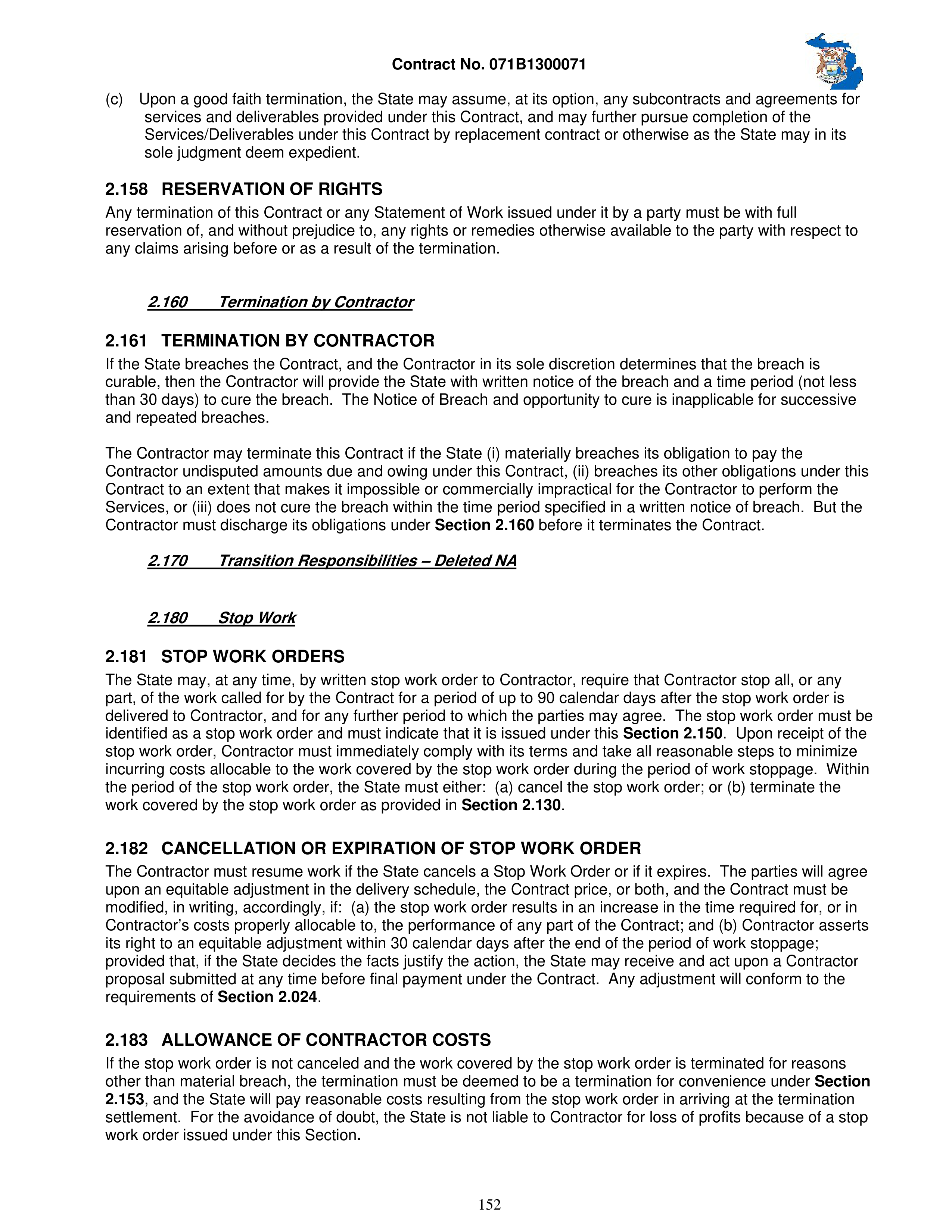 IBM Contract Change — page 199