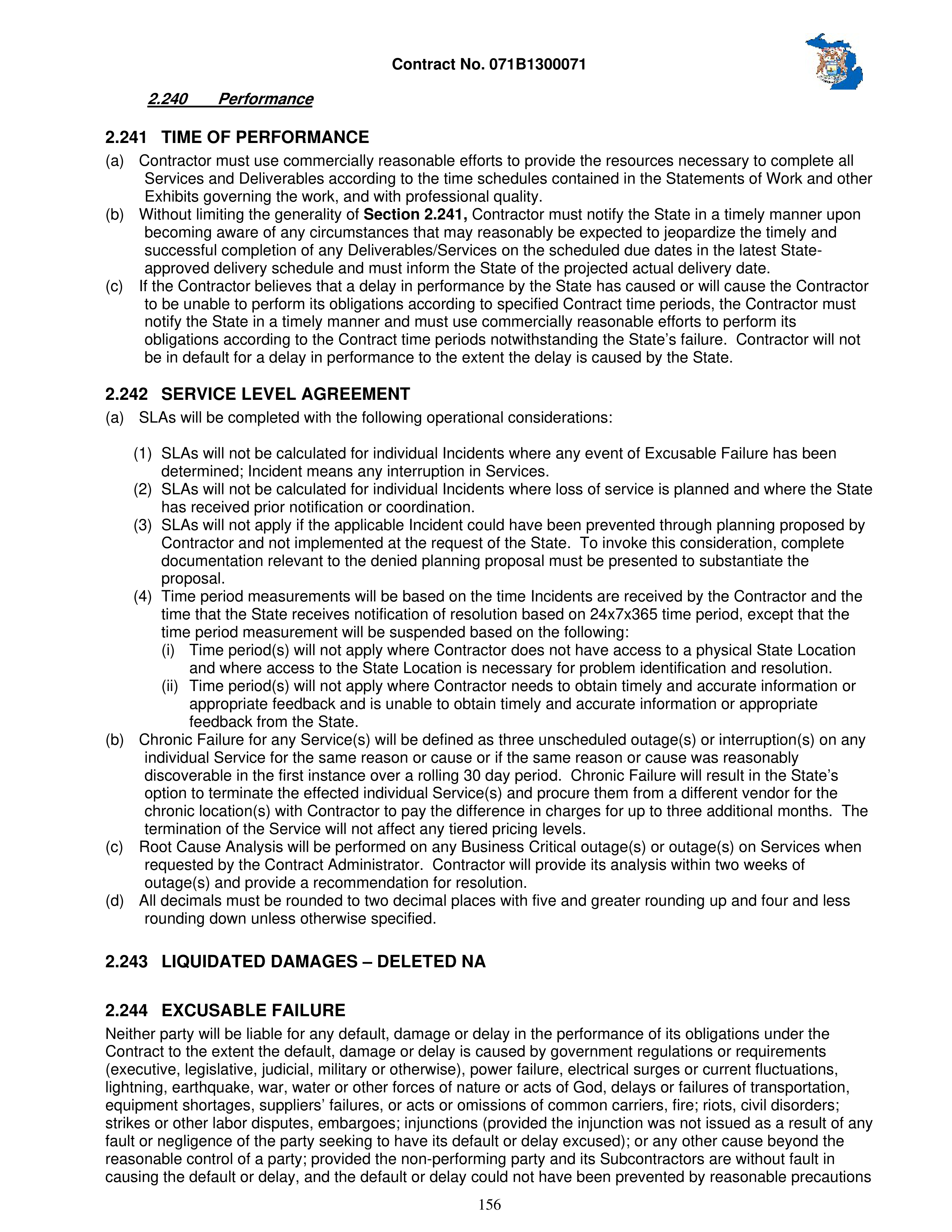 IBM Contract Change — page 203