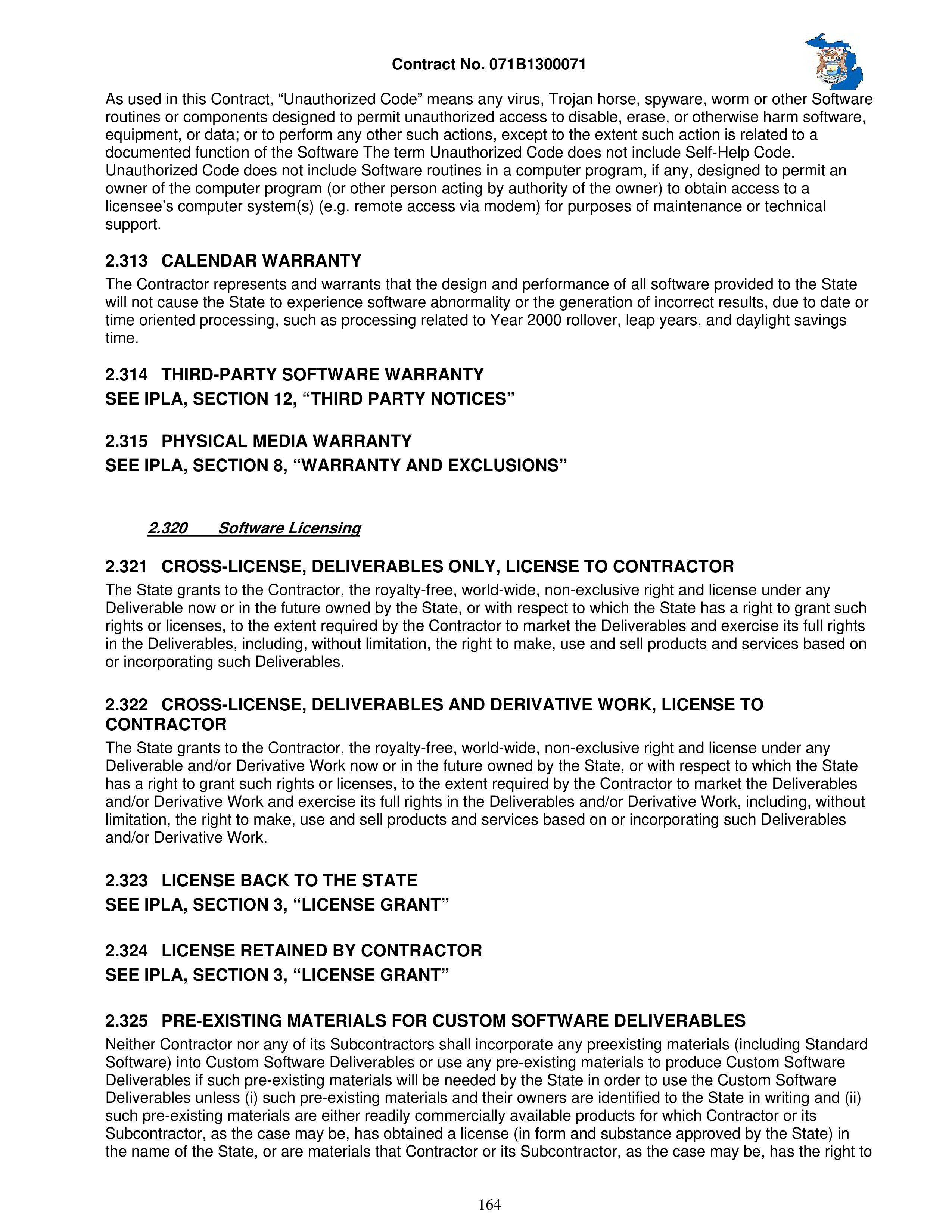IBM Contract Change — page 211