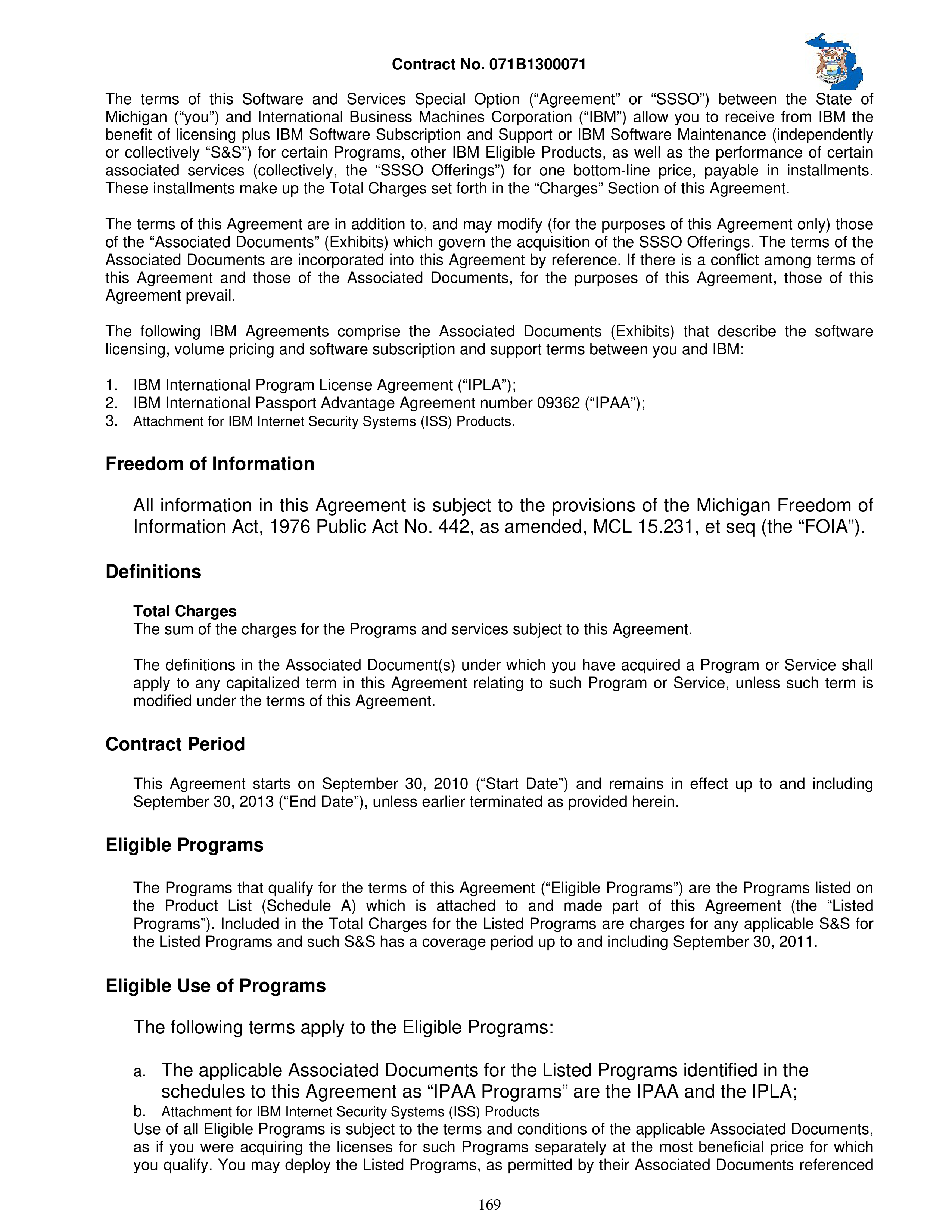 IBM Contract Change — page 216