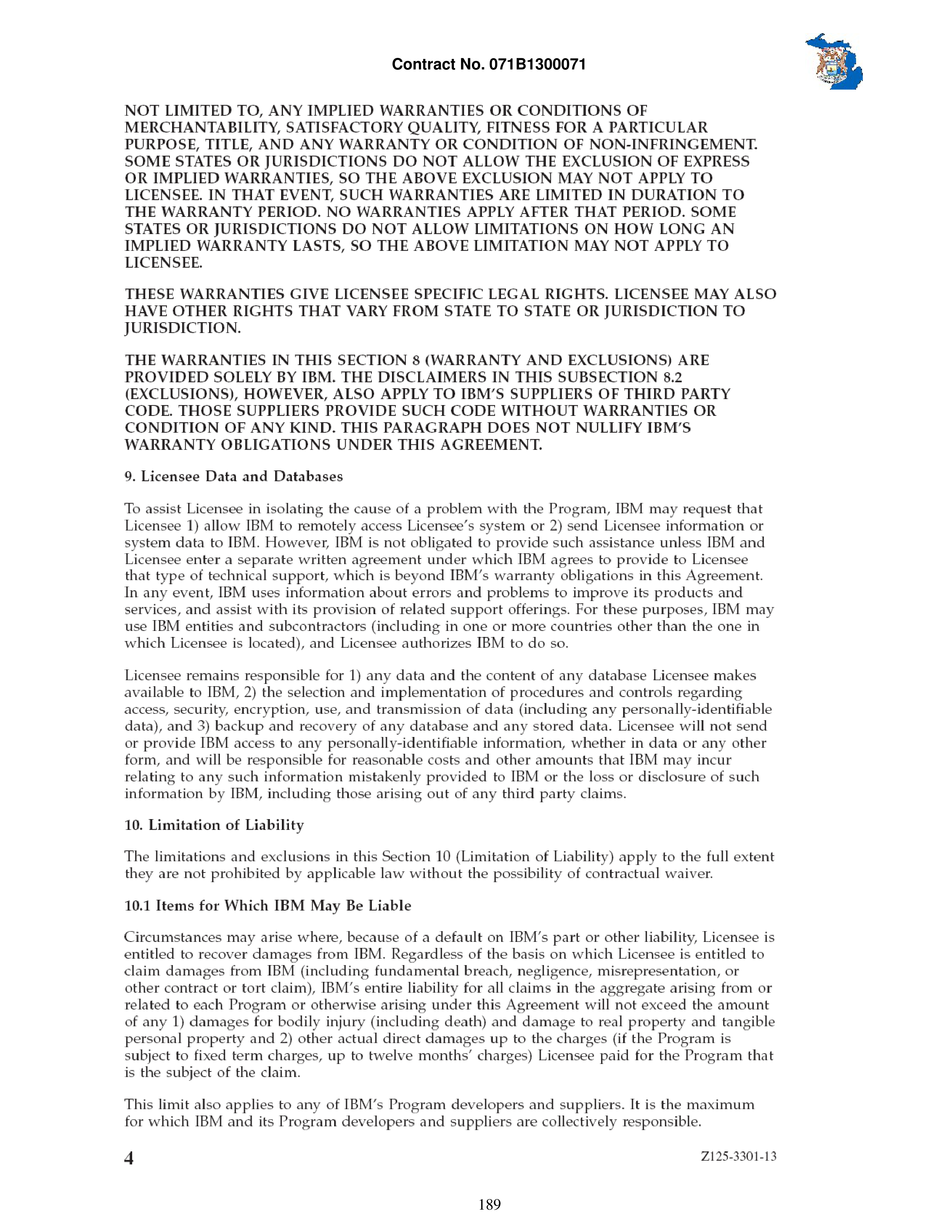 IBM Contract Change — page 236