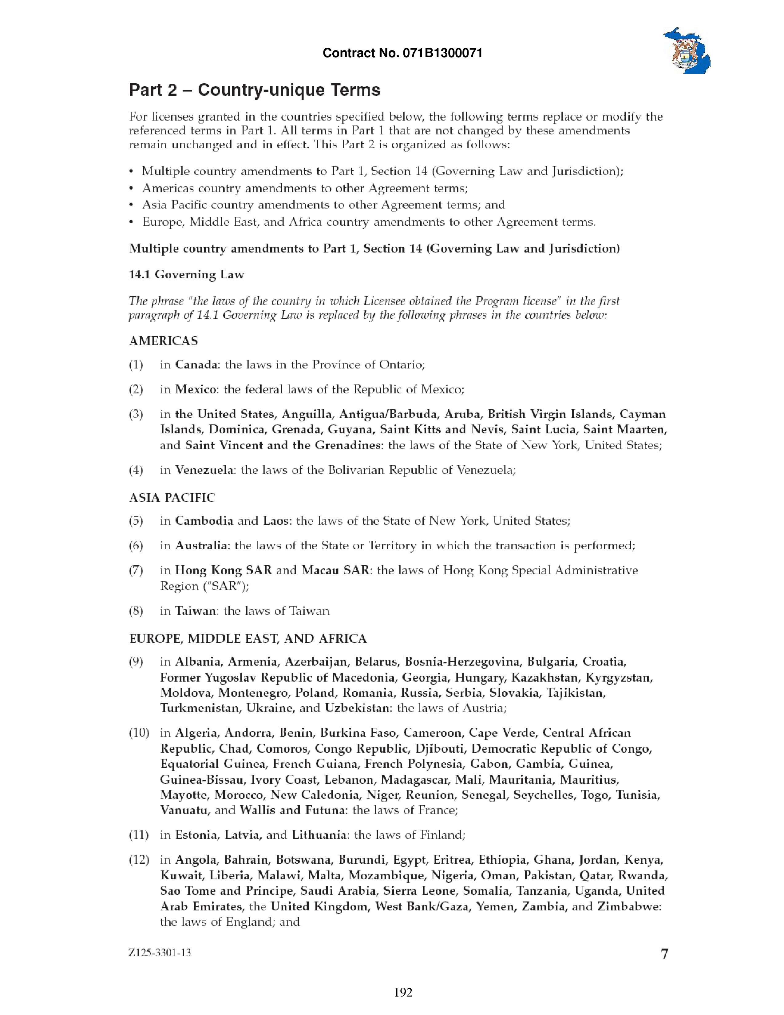 IBM Contract Change — page 239
