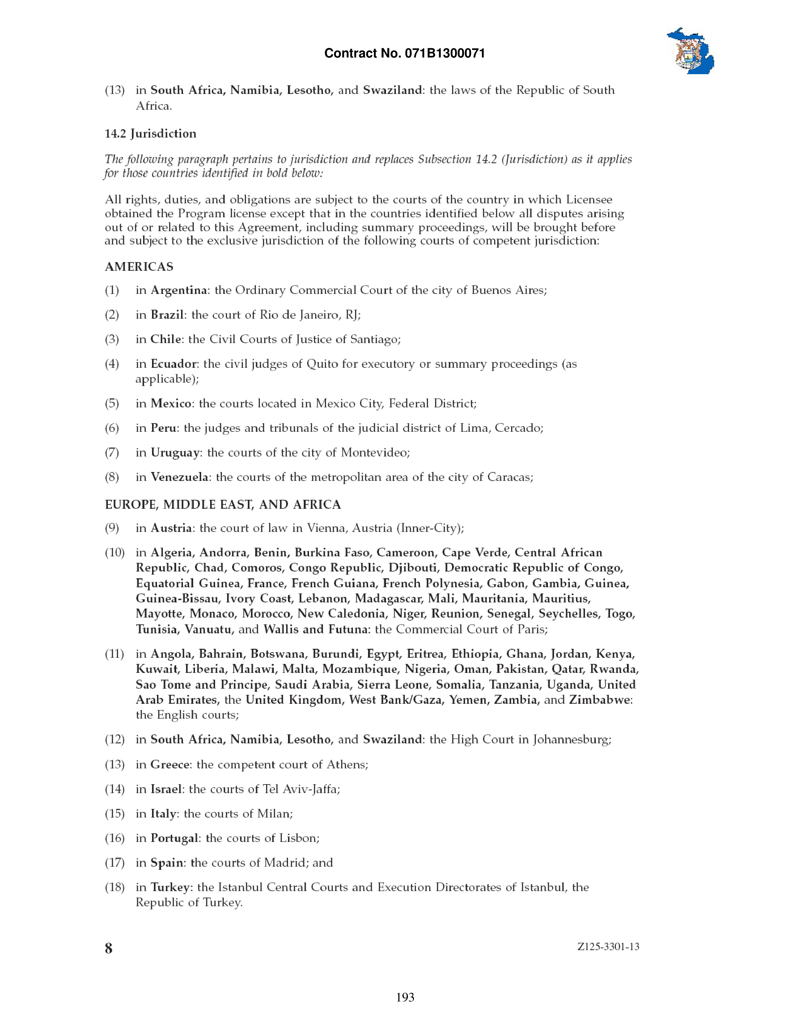 IBM Contract Change — page 240