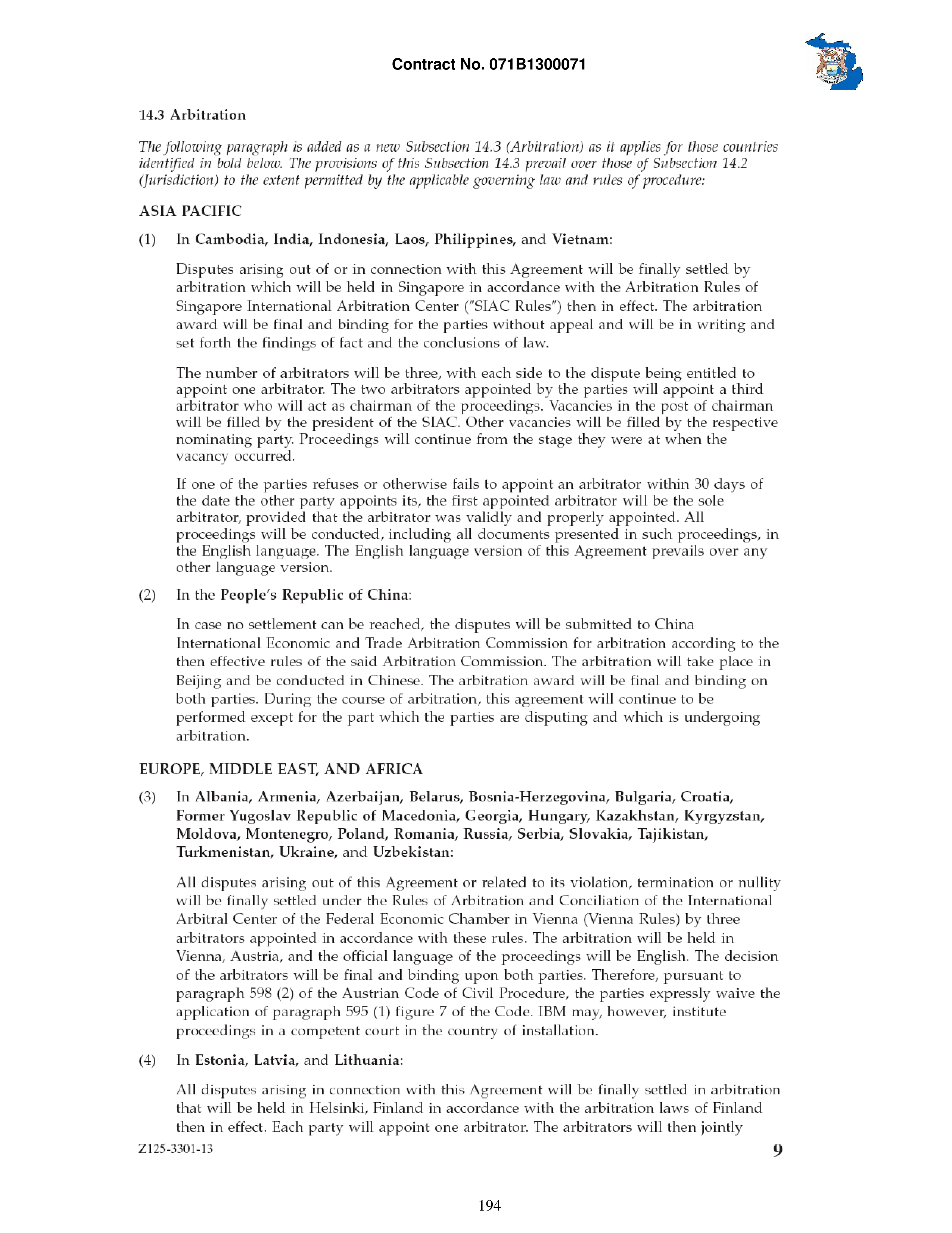 IBM Contract Change — page 241