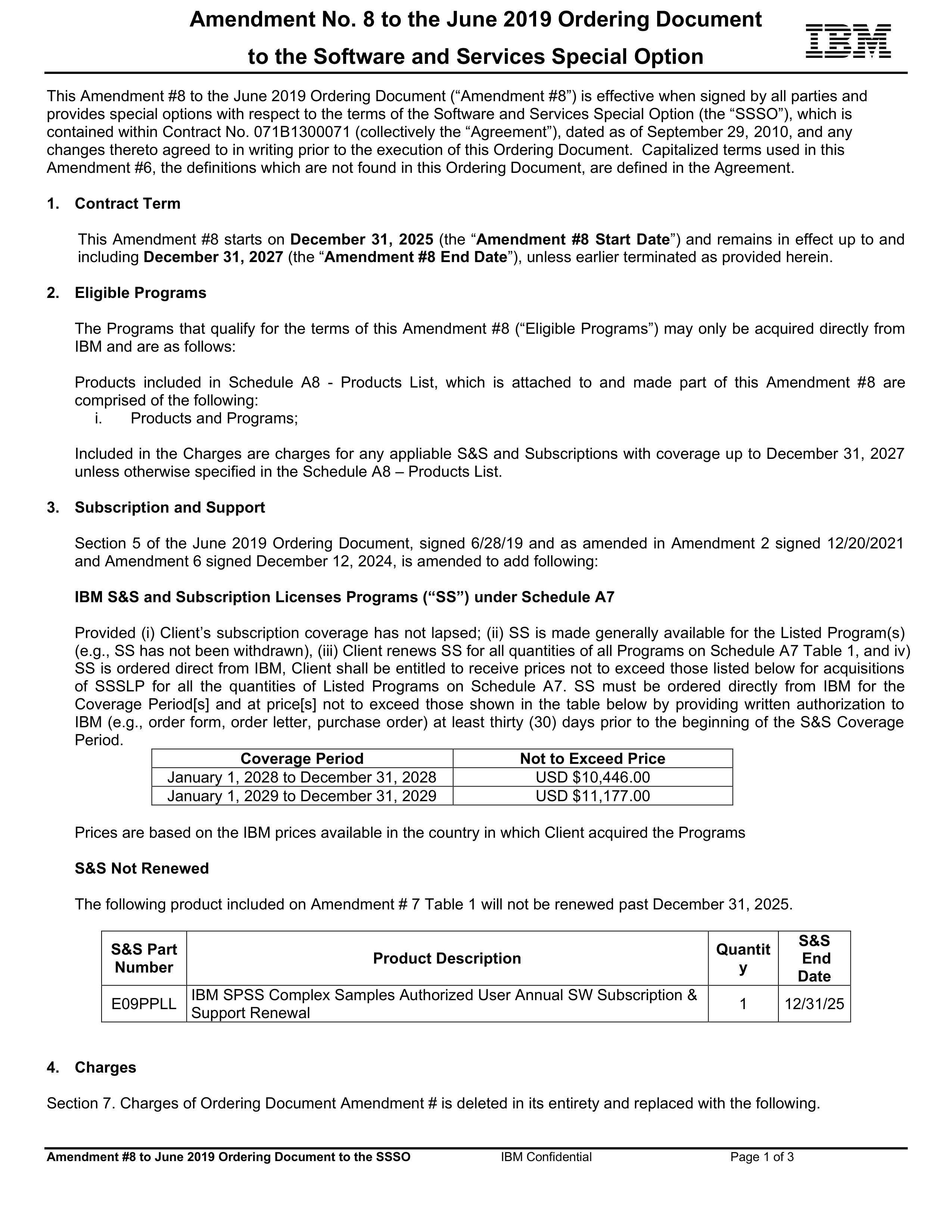 IBM Contract Change — page 31