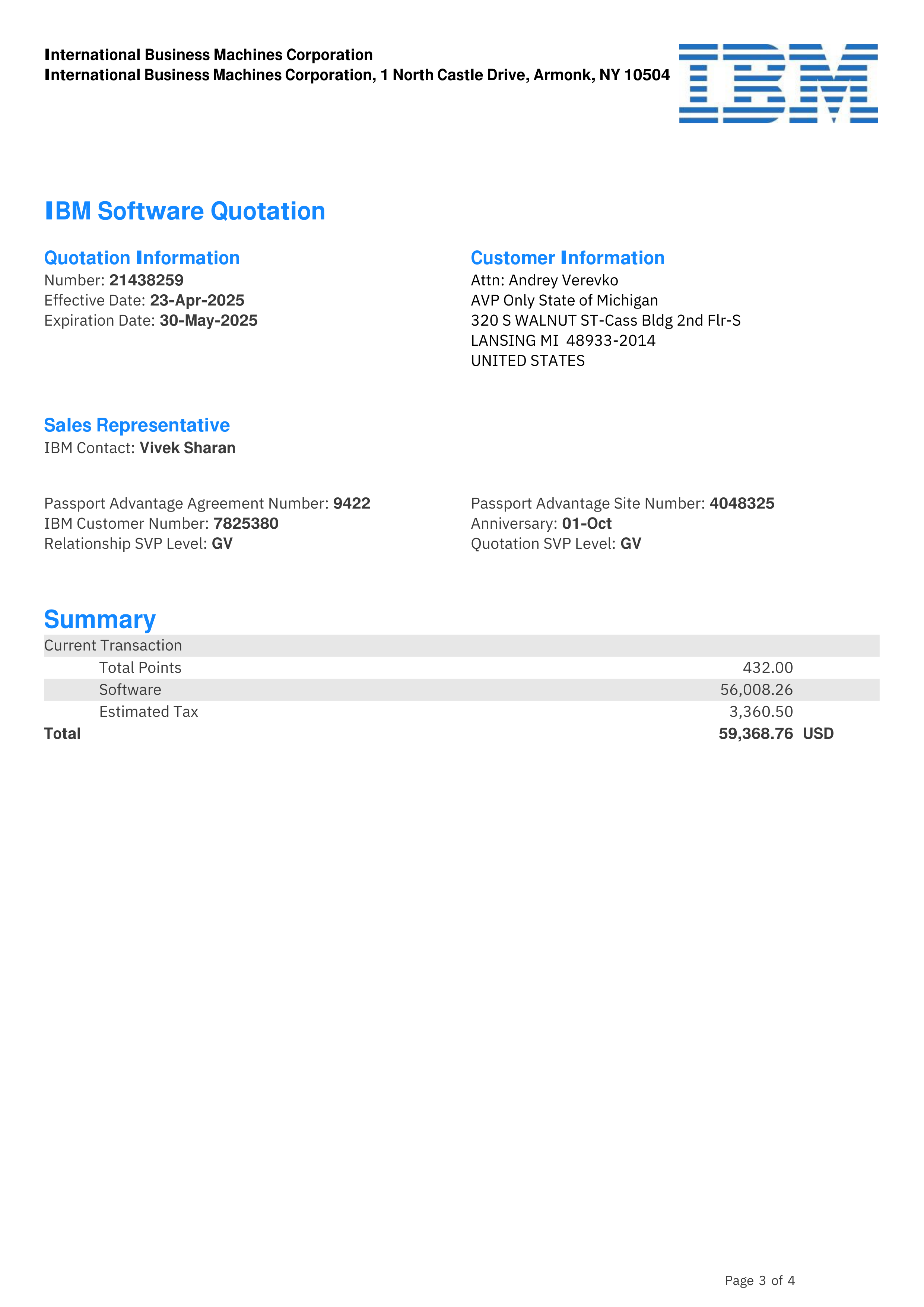 IBM Contract Change — page 42