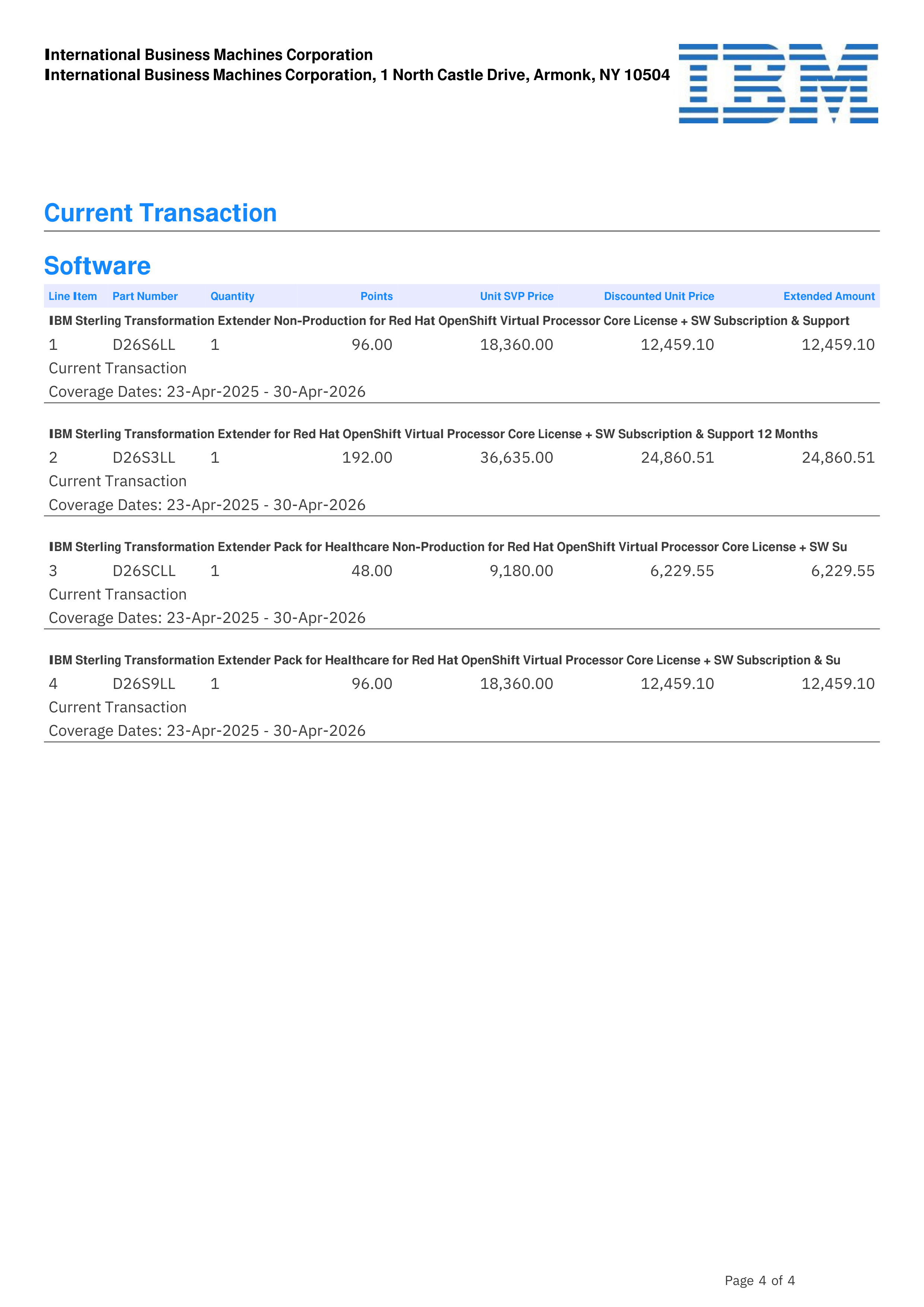 IBM Contract Change — page 43