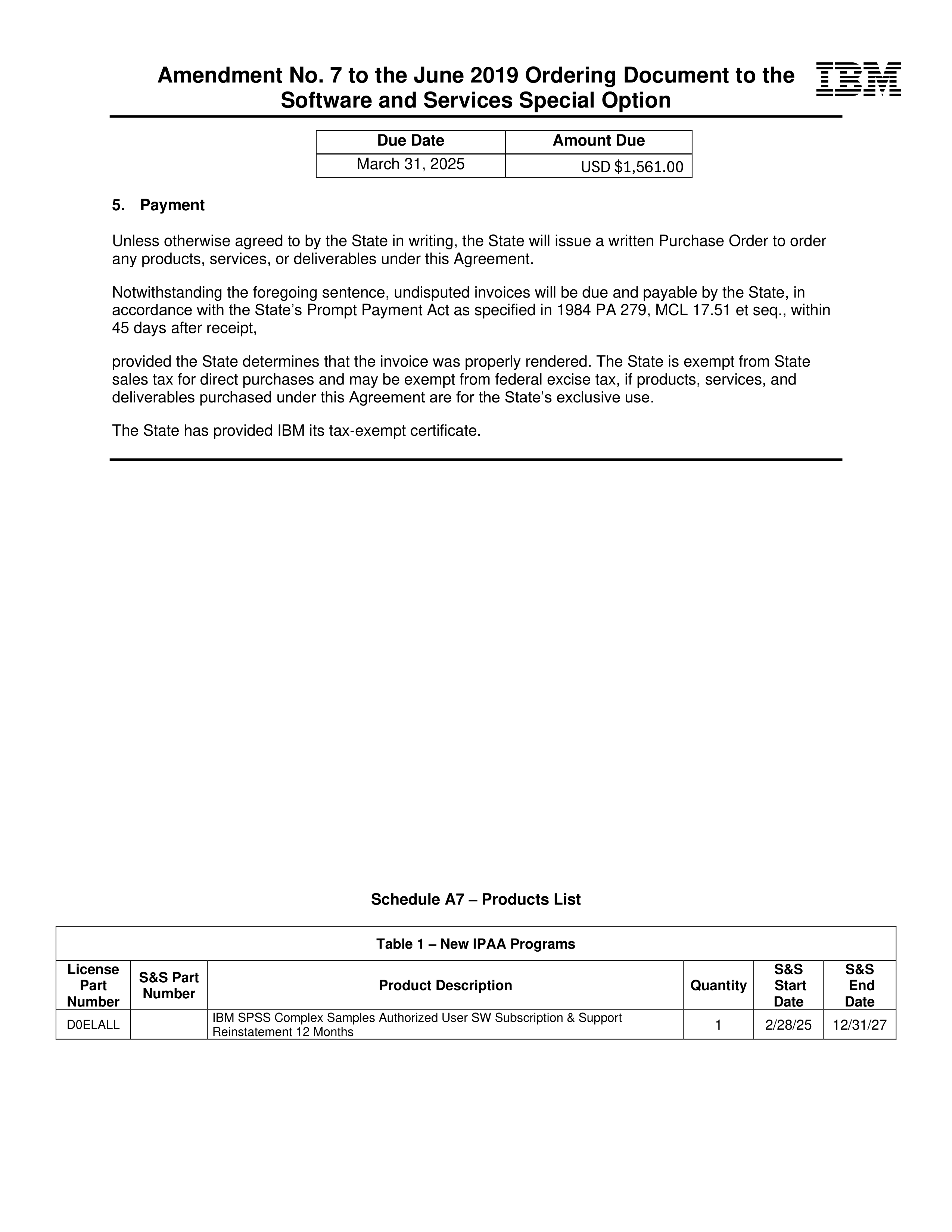 IBM Contract Change — page 46