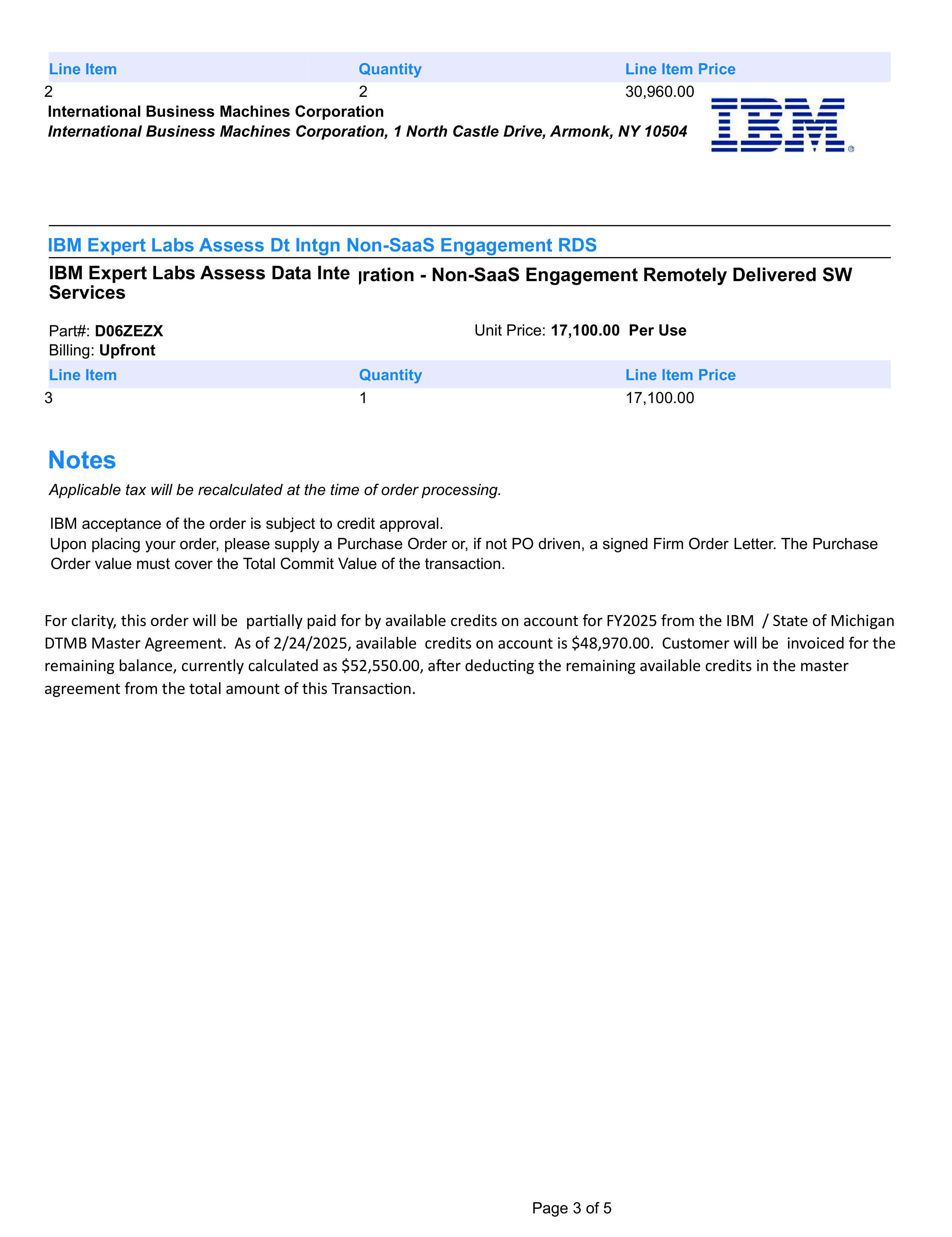 IBM Contract Change — page 50