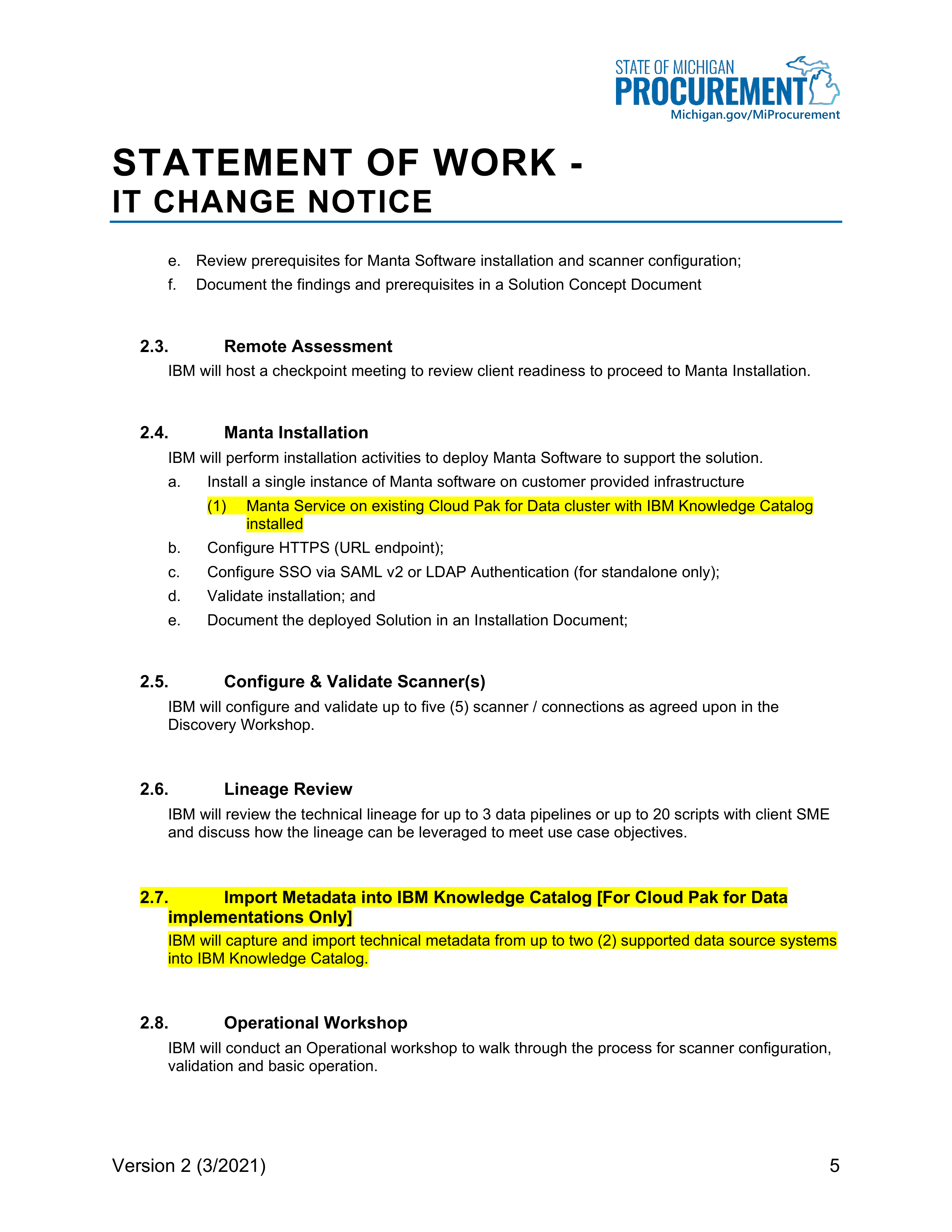 IBM Contract Change — page 55
