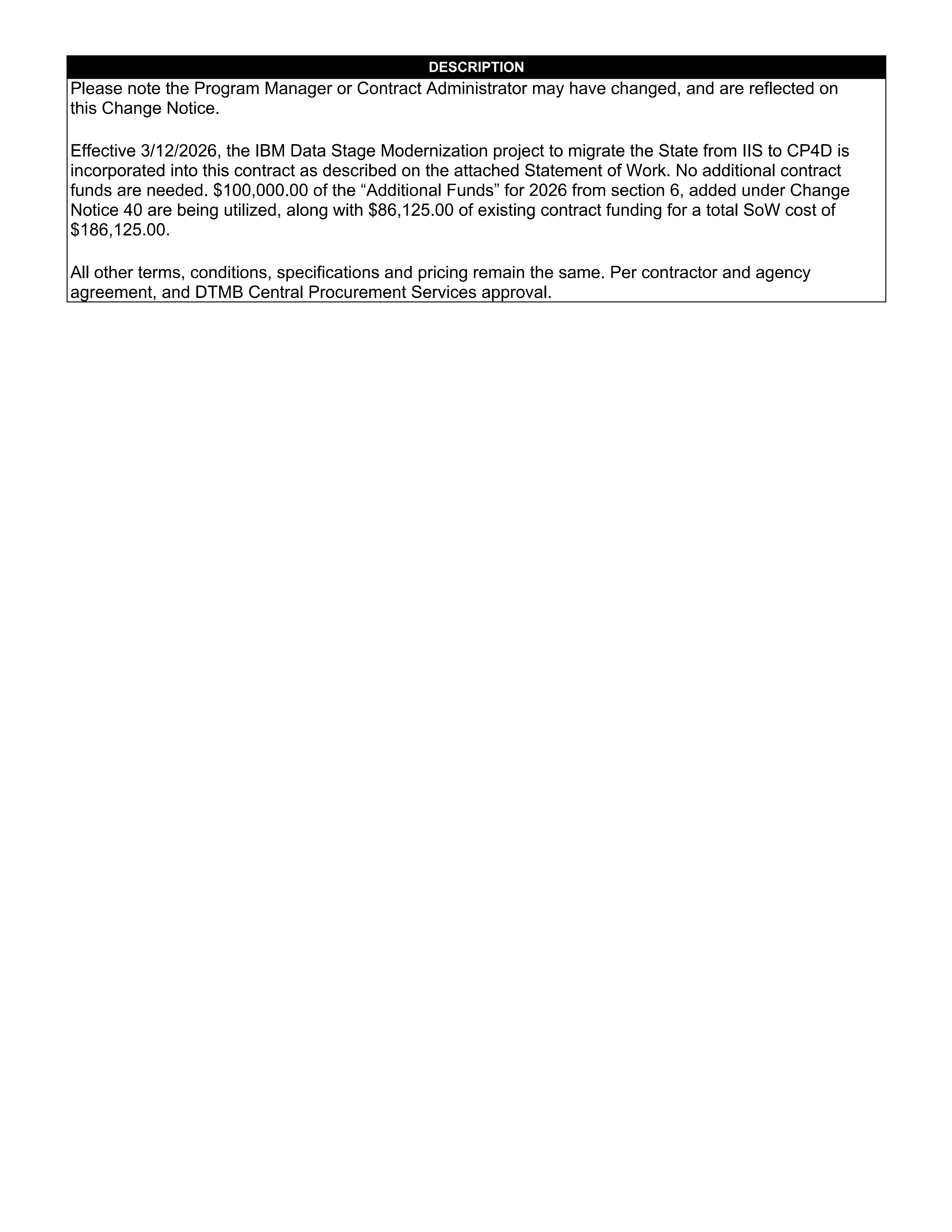 IBM Contract Change — page 6