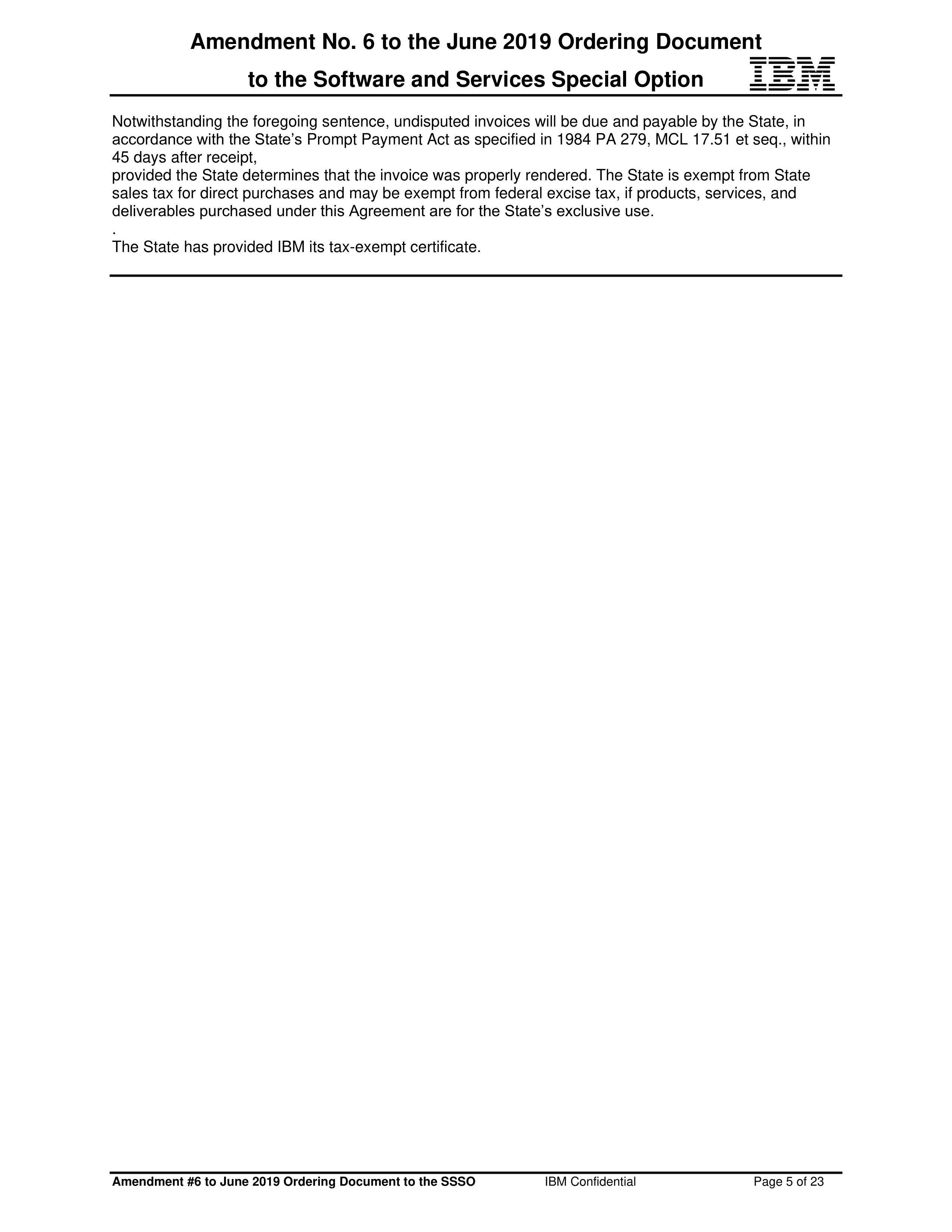 IBM Contract Change — page 69