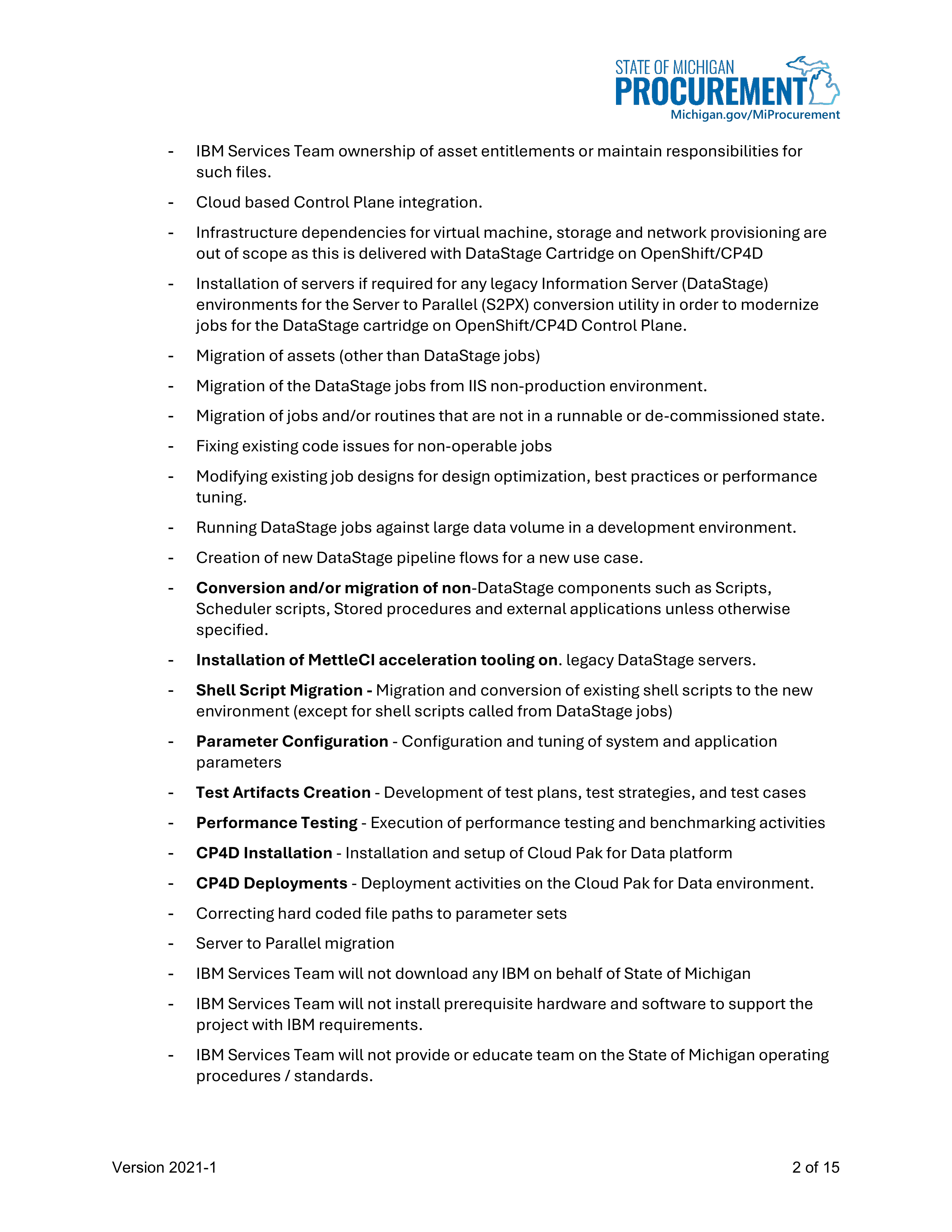 IBM Contract Change — page 8