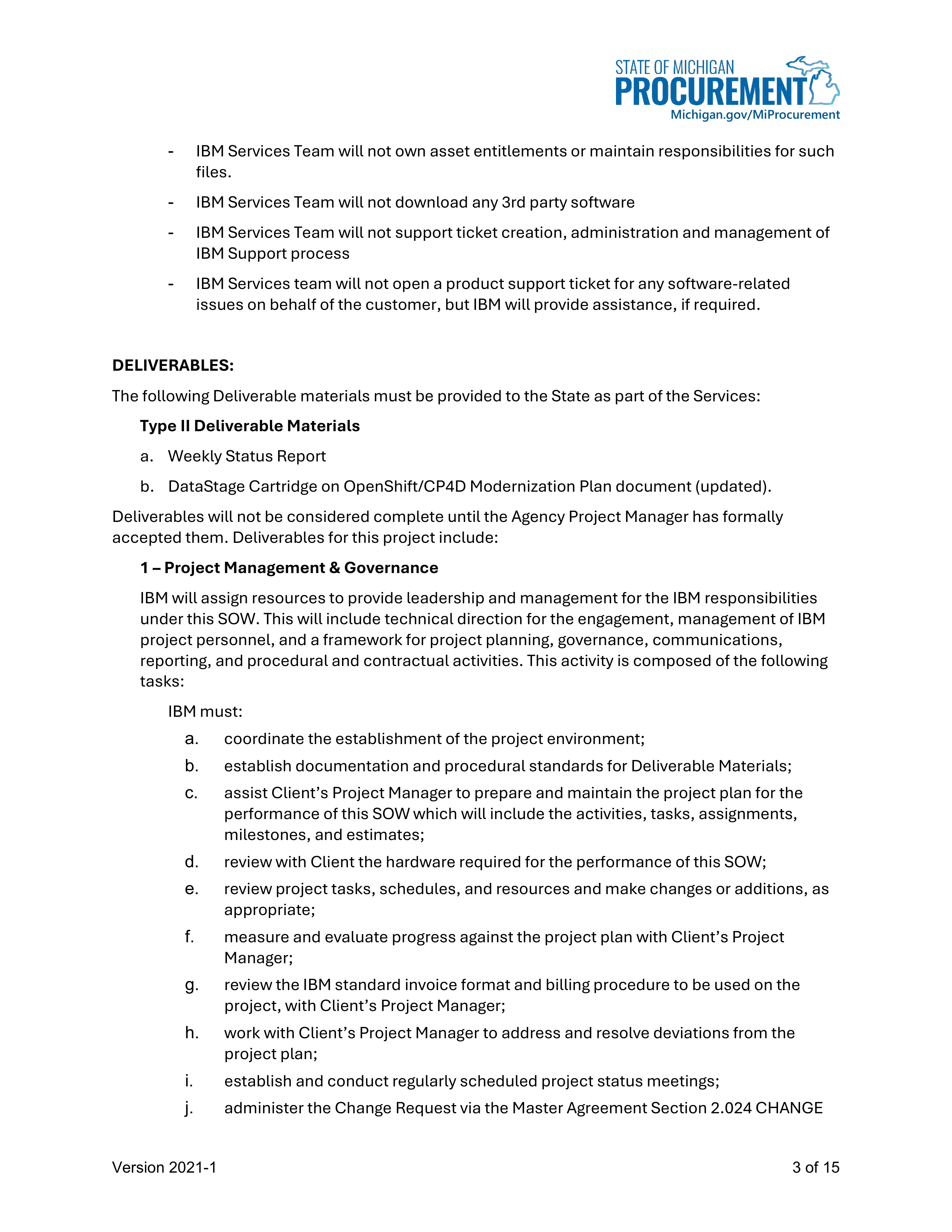 IBM Contract Change — page 9