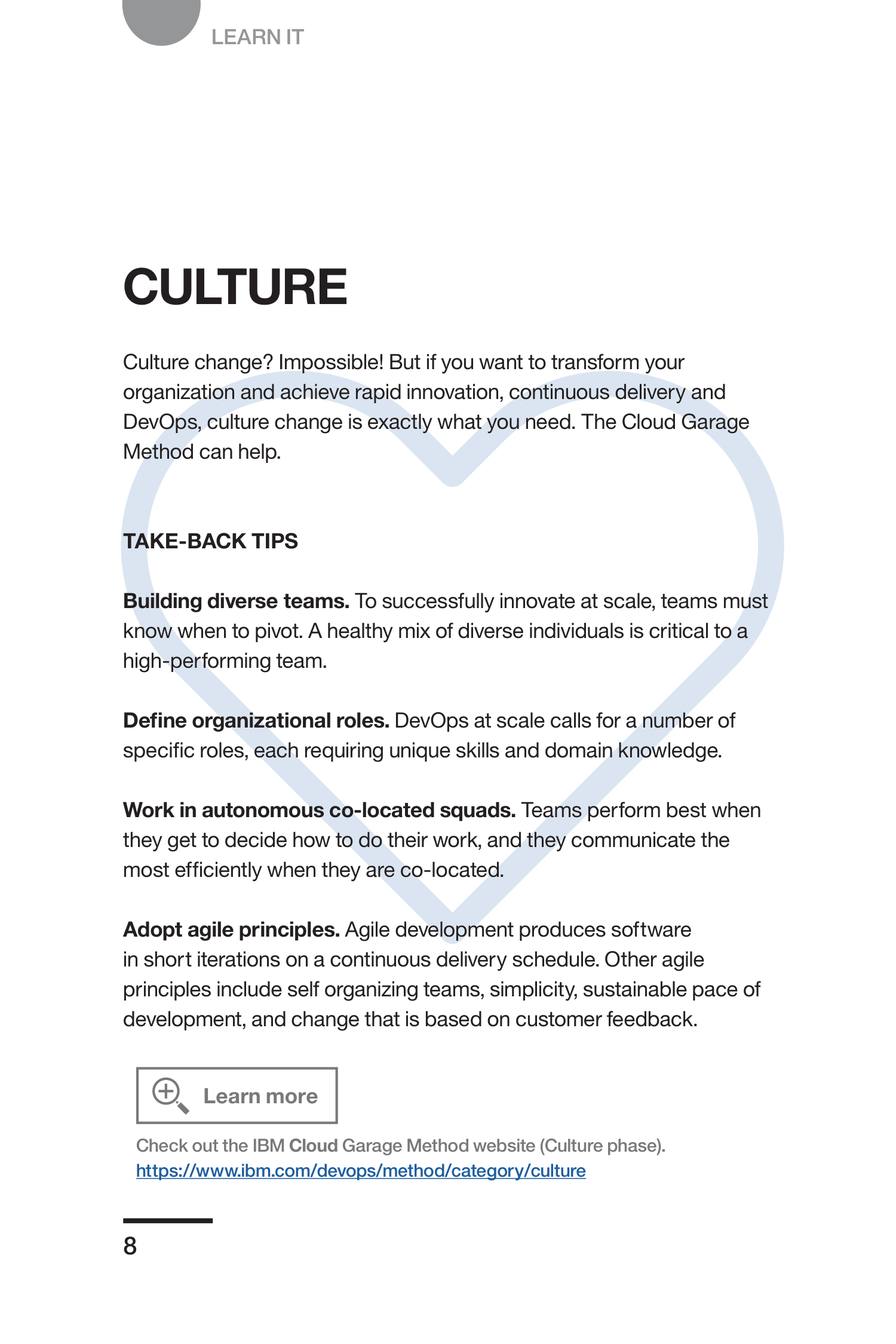 IBM Garage Methodology Guide — page 10