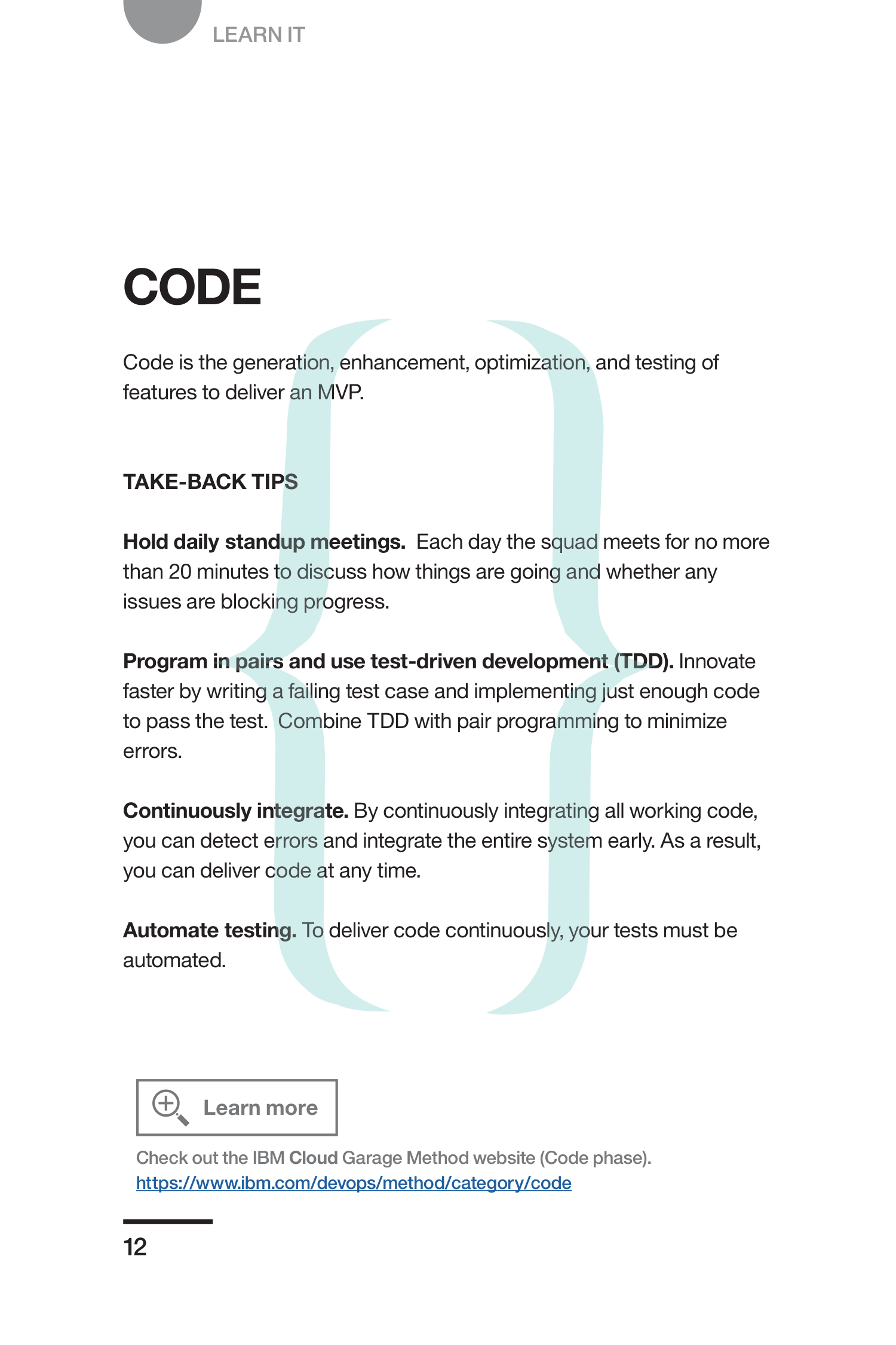 IBM Garage Methodology Guide — page 14