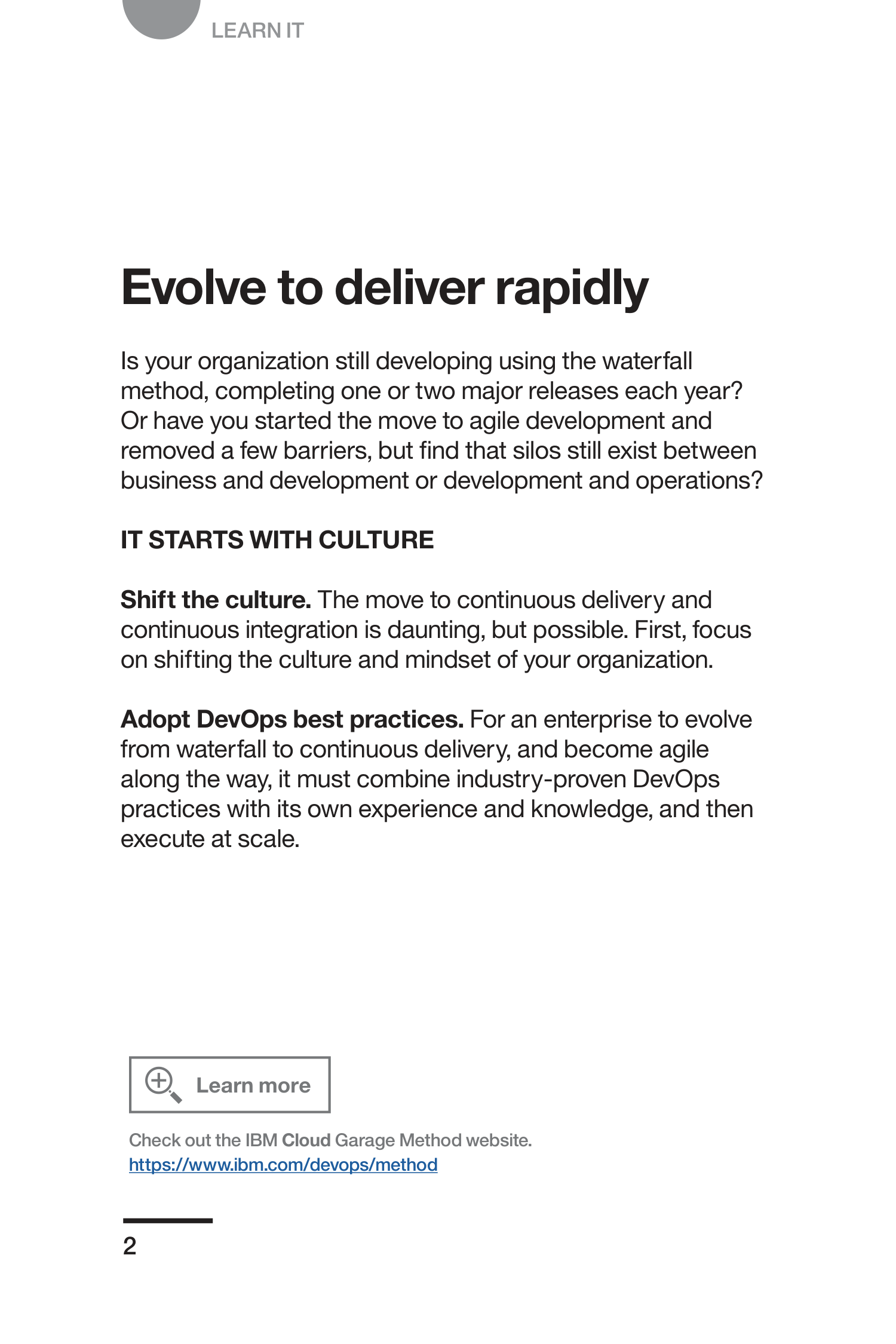 IBM Garage Methodology Guide — page 4