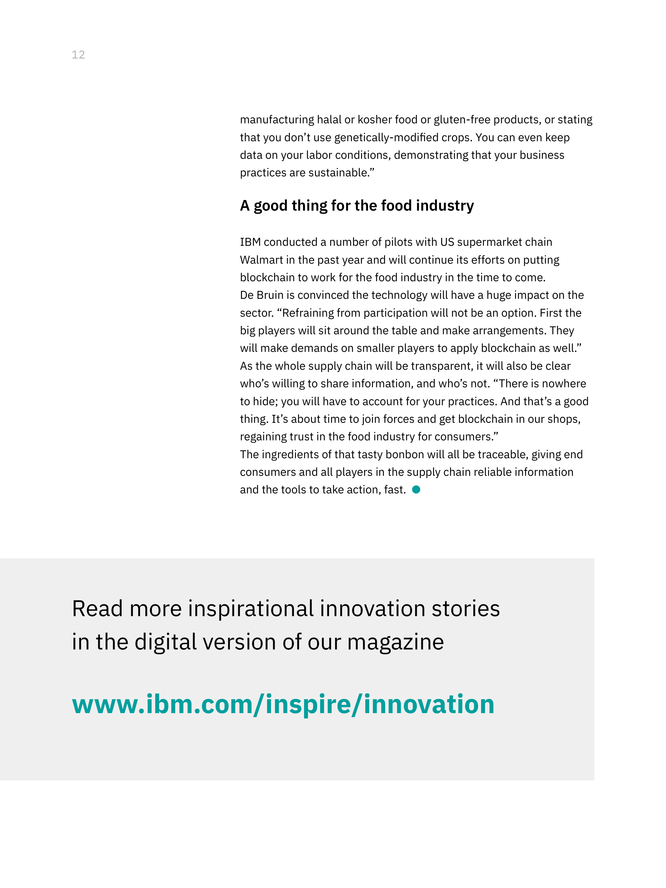 IBM Innovation Magazine — page 14