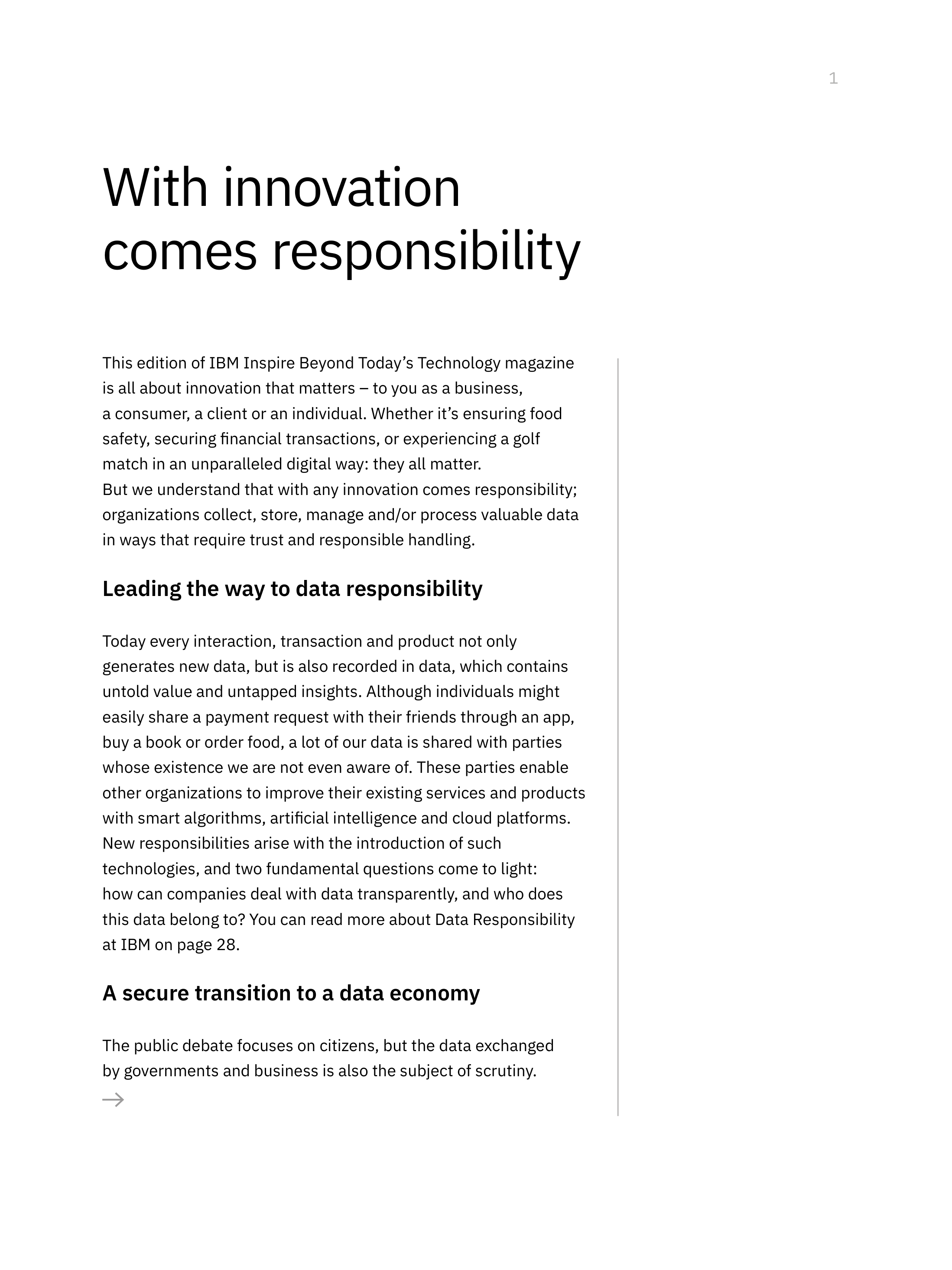 IBM Innovation Magazine — page 3