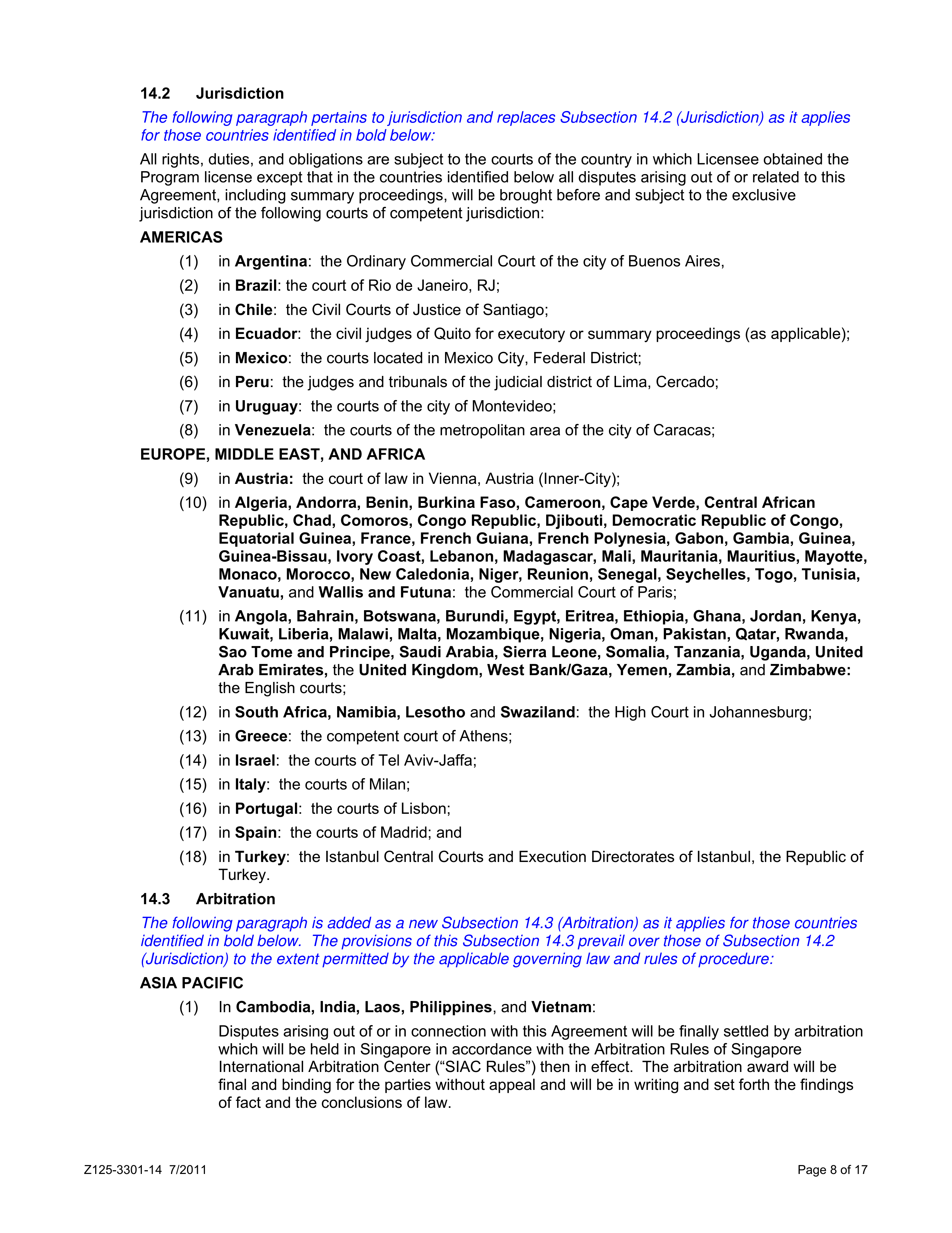 IBM International Program License Agreement — page 8