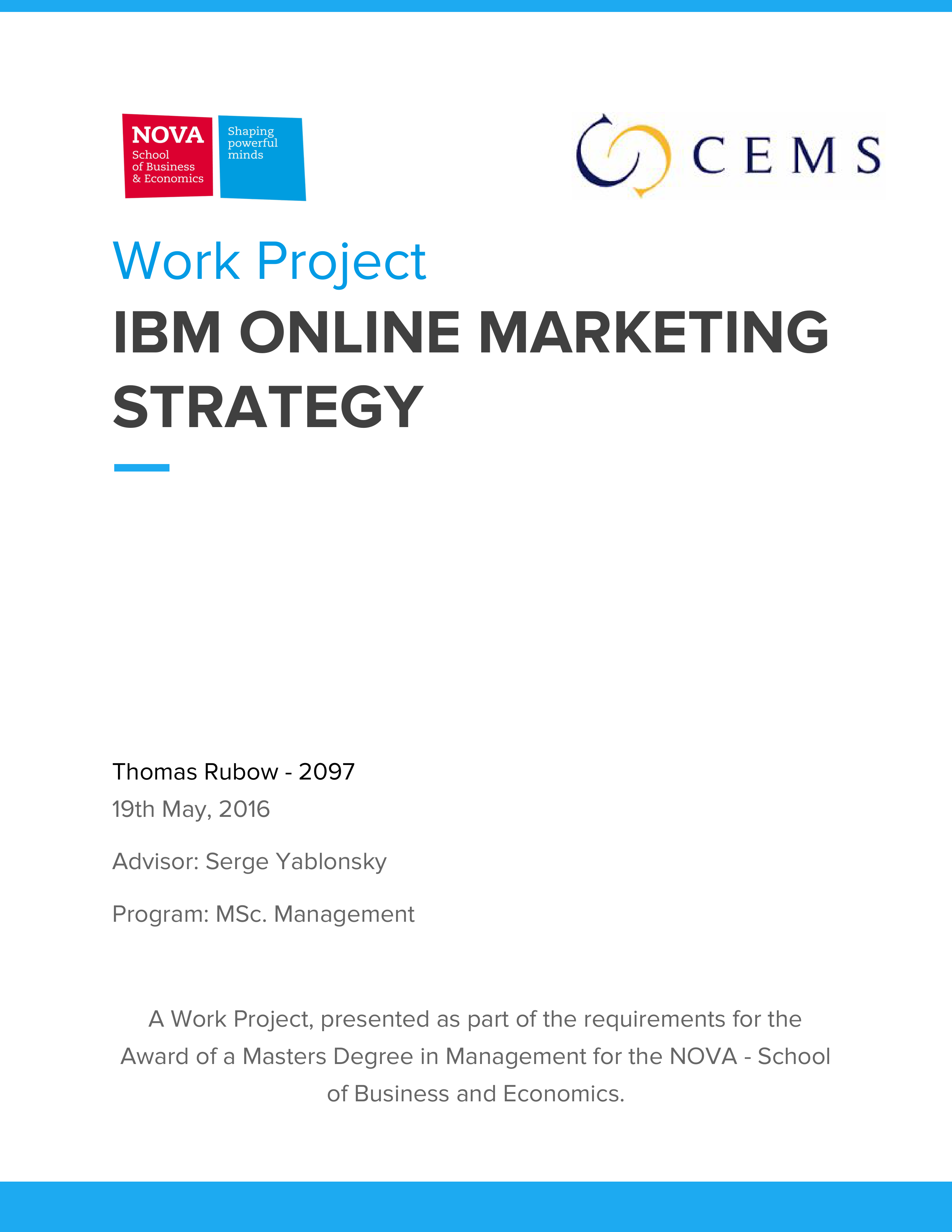 IBM Marketing Strategy — page 1