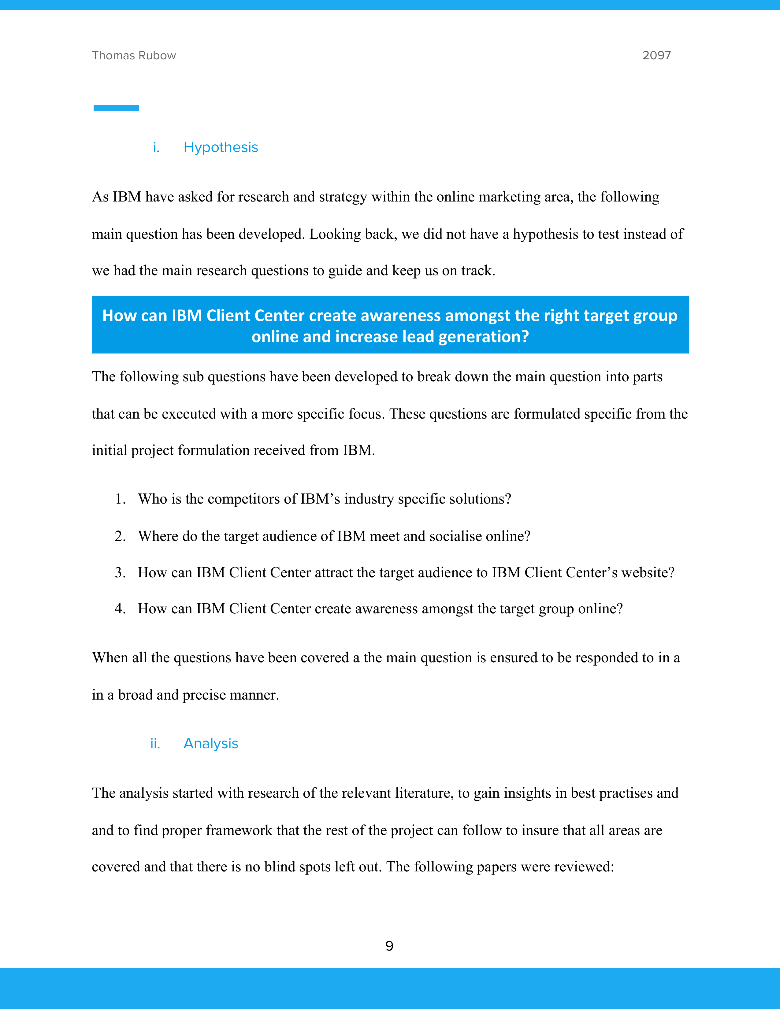IBM Marketing Strategy — page 10