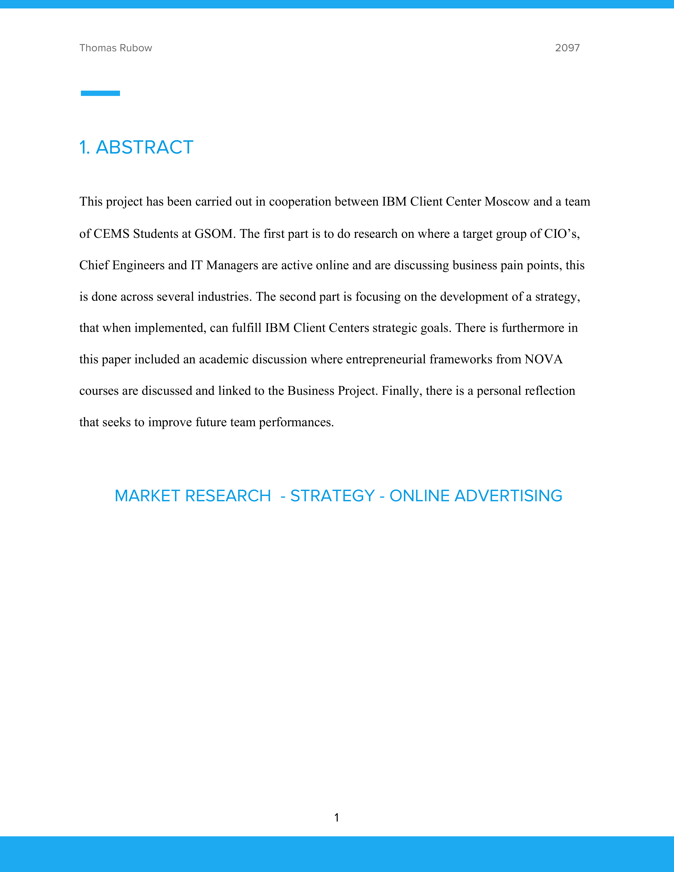 IBM Marketing Strategy — page 2