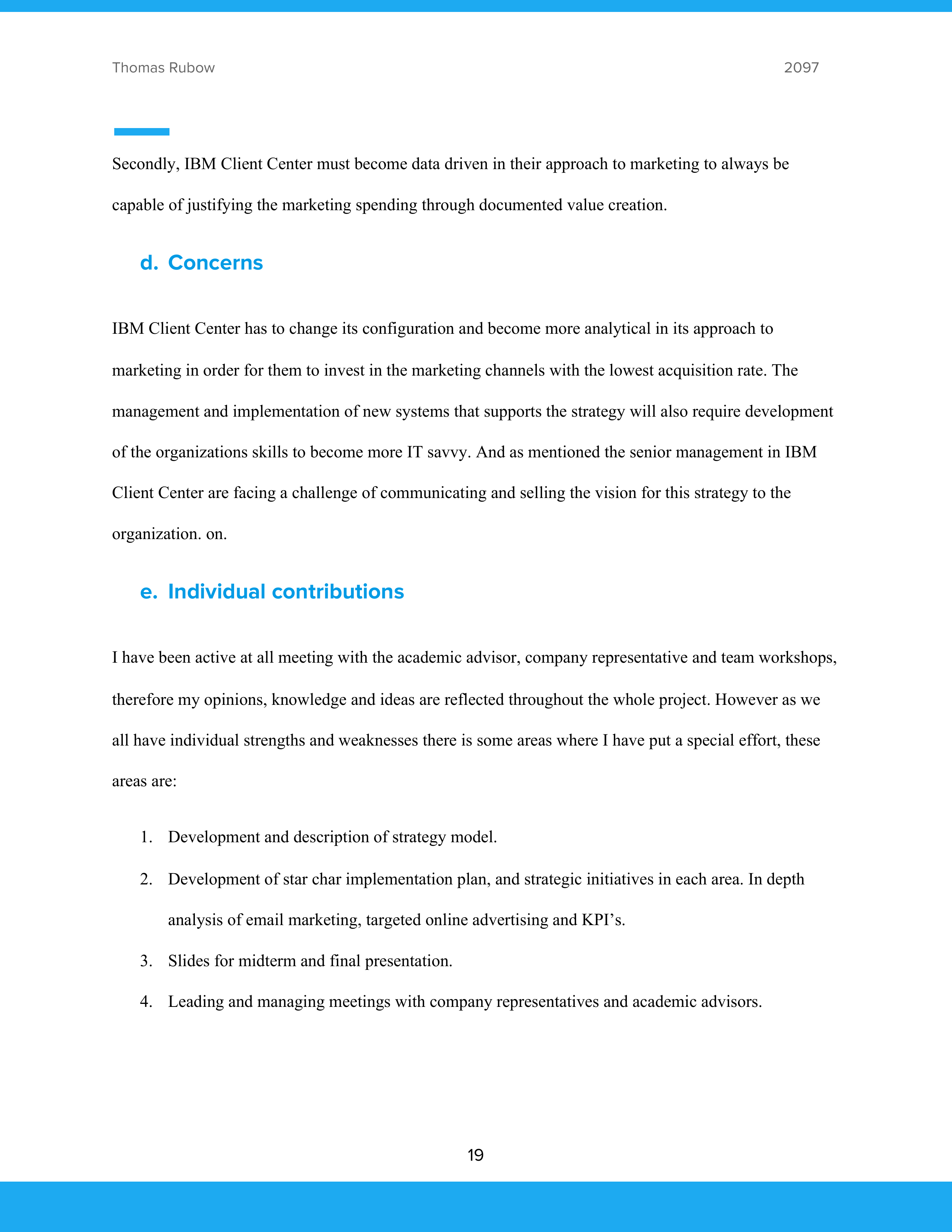 IBM Marketing Strategy — page 20