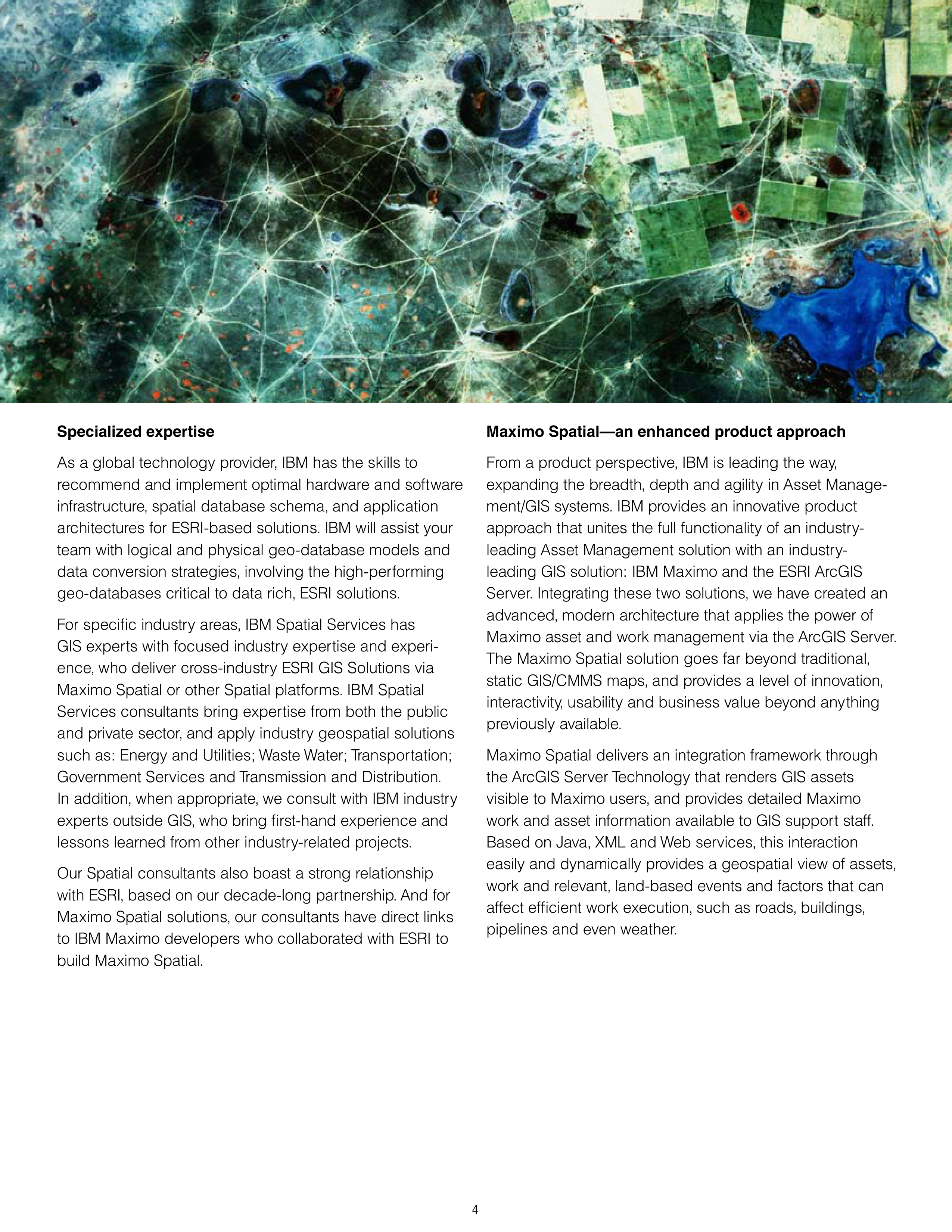 IBM Spatial Services Brochure — page 4