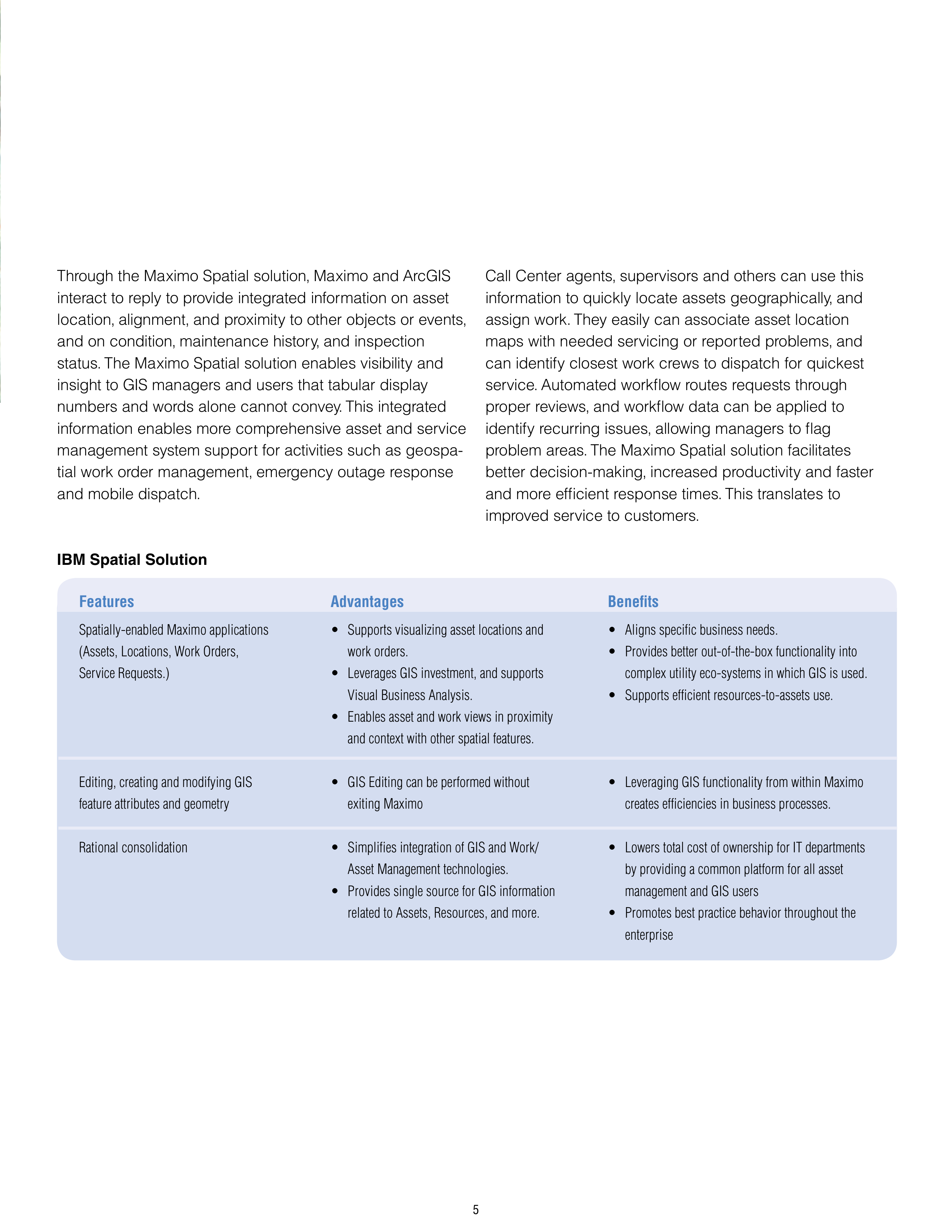 IBM Spatial Services Brochure — page 5