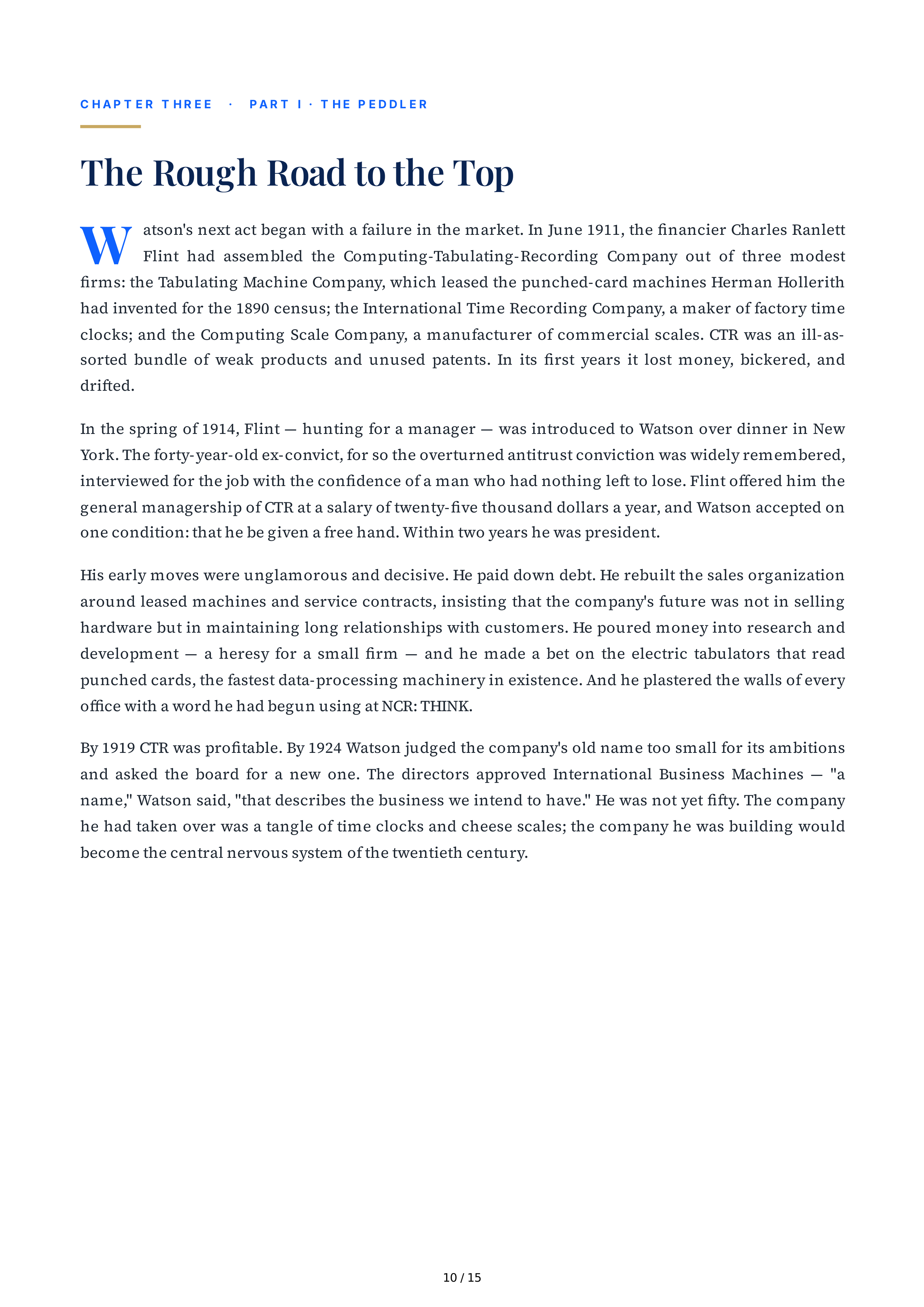 IBM The Greatest Capitalist Who Ever Lived Biography — page 10