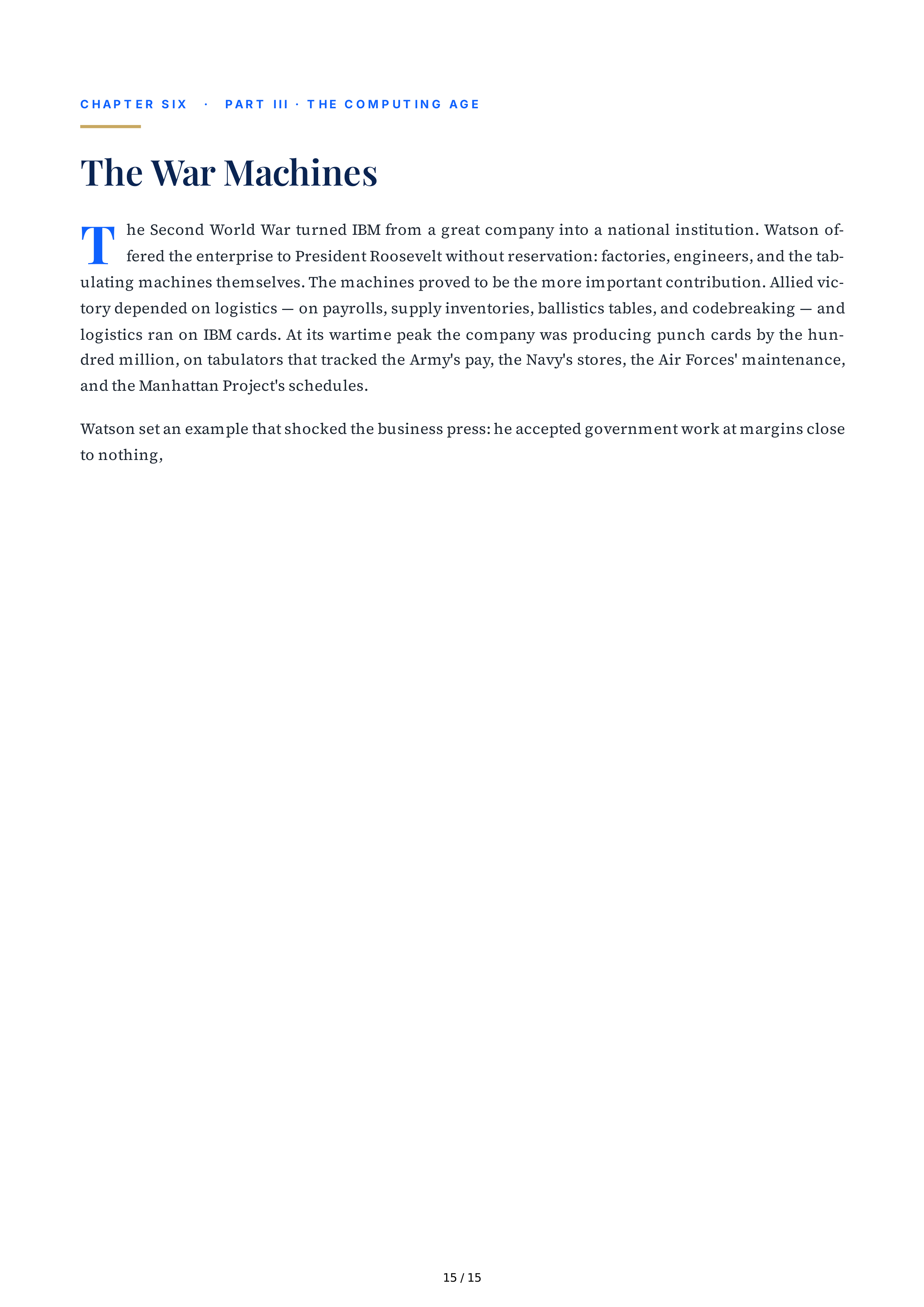 IBM The Greatest Capitalist Who Ever Lived Biography — page 15