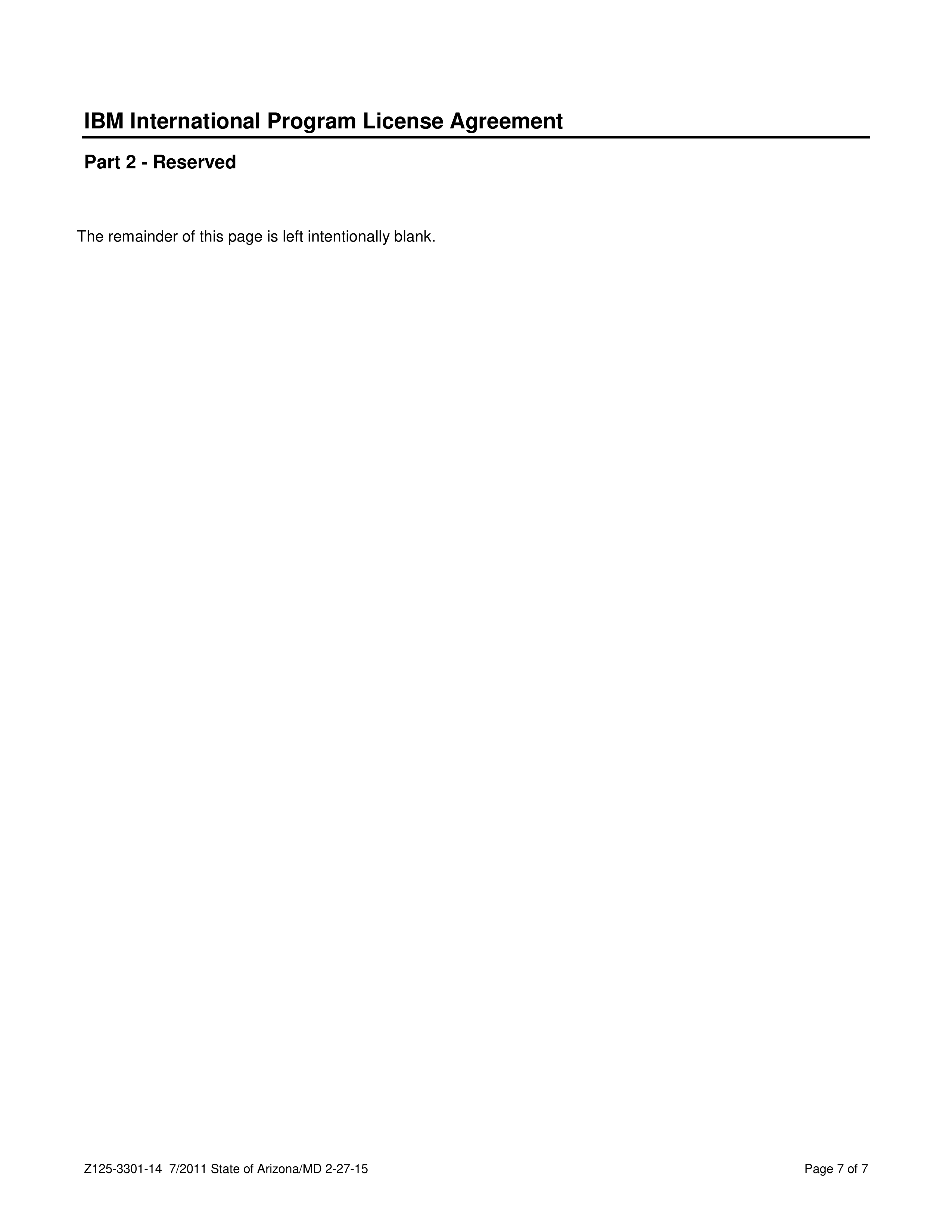 IBM and State of Arizona Contract — page 37