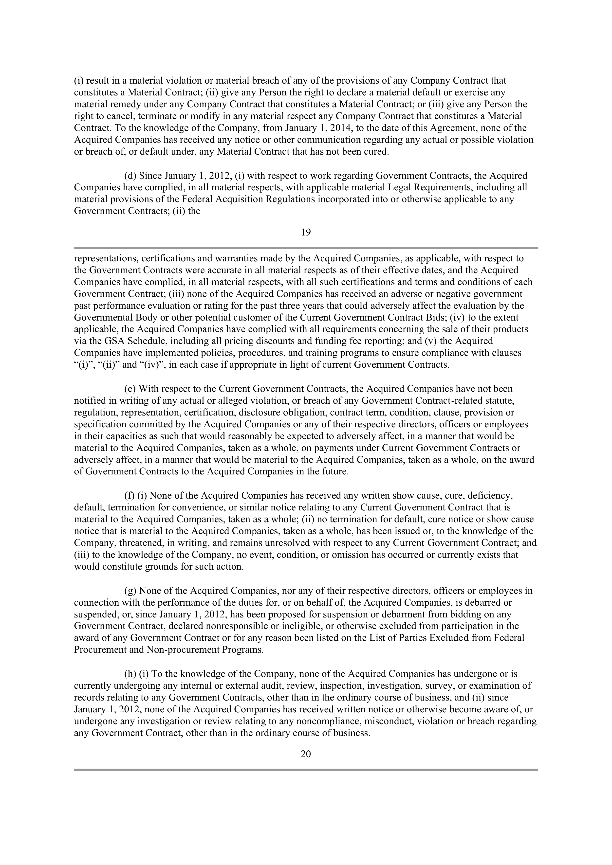 INTEL AGREEMENT AND PLAN OF MERGER — page 17