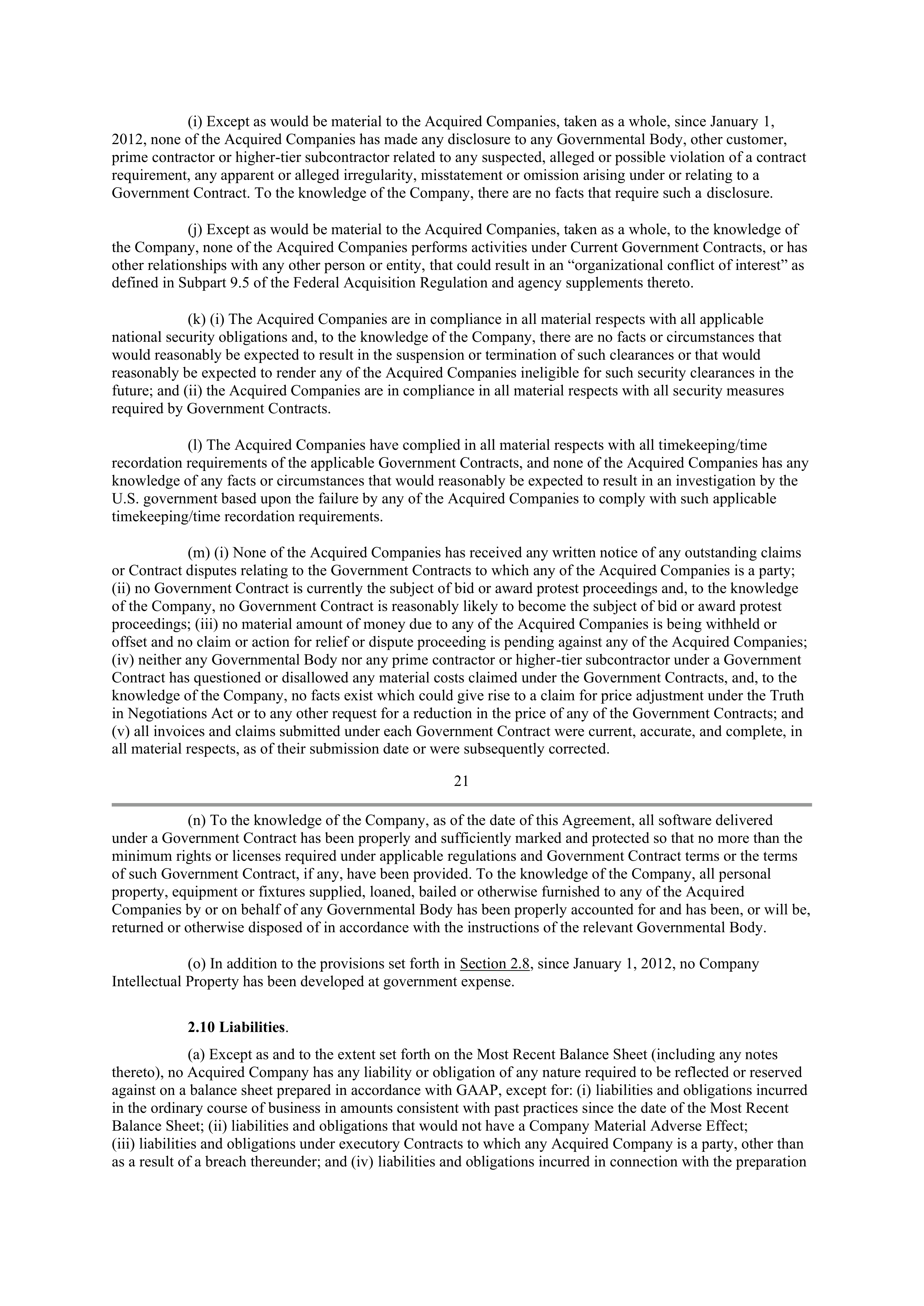 INTEL AGREEMENT AND PLAN OF MERGER — page 18