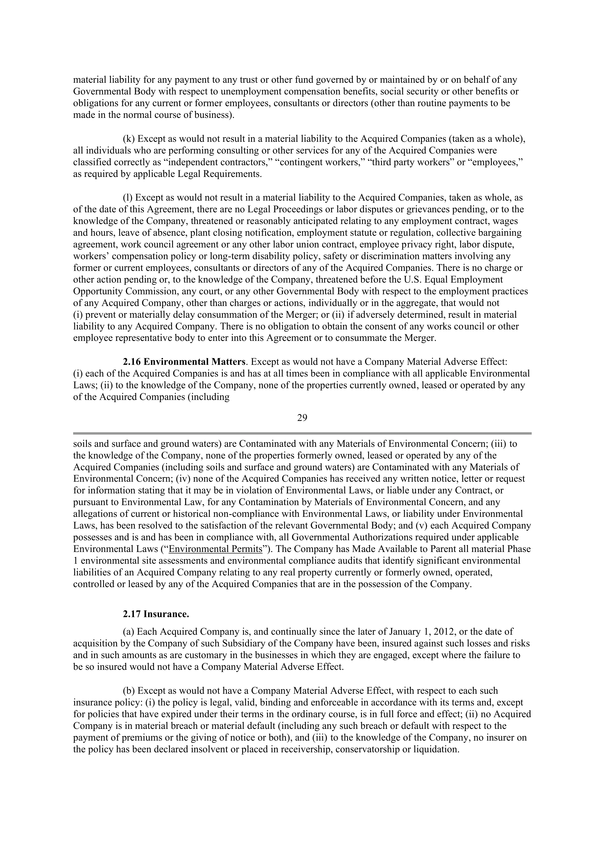 INTEL AGREEMENT AND PLAN OF MERGER — page 24