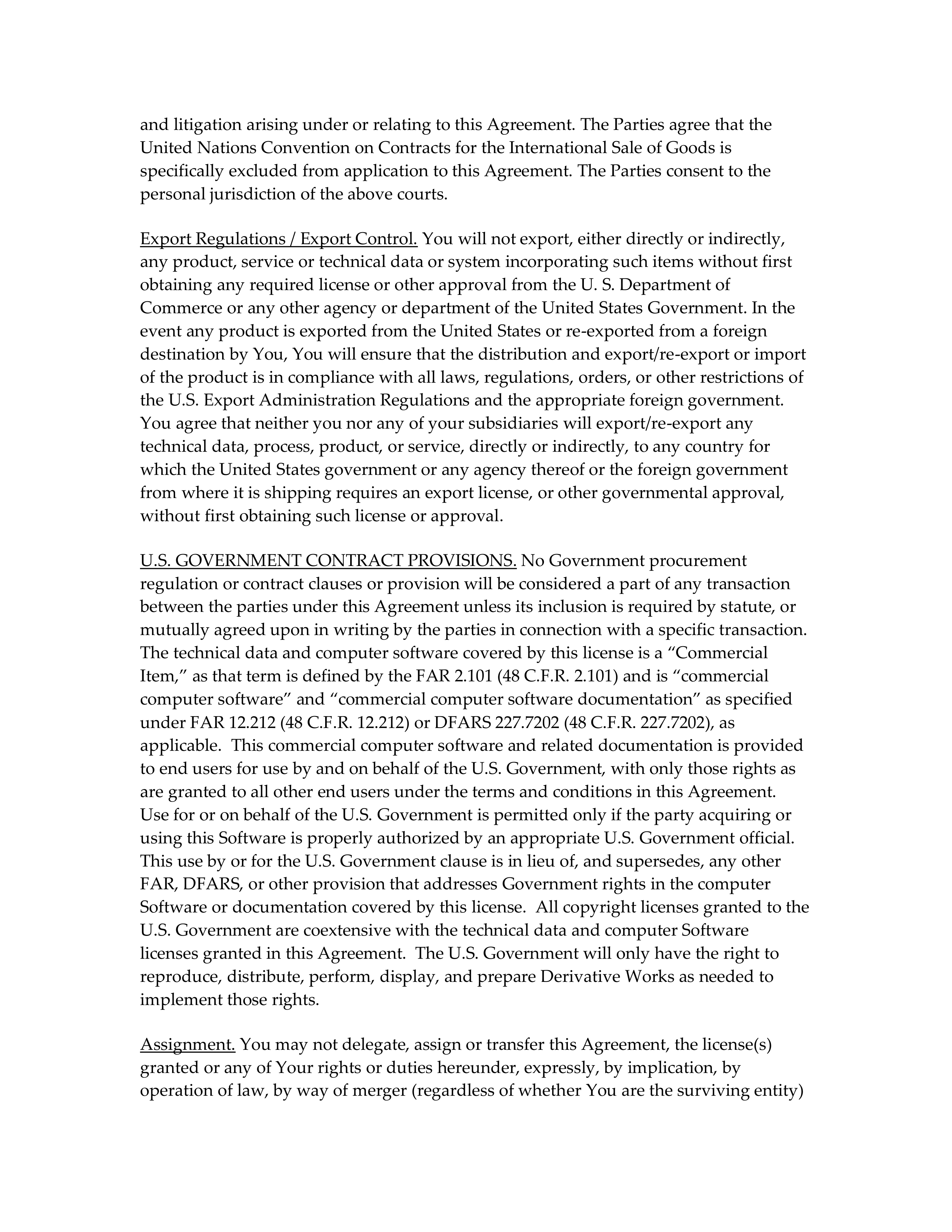 INTEL SOFTWARE LICENSE AGREEMENT — page 4