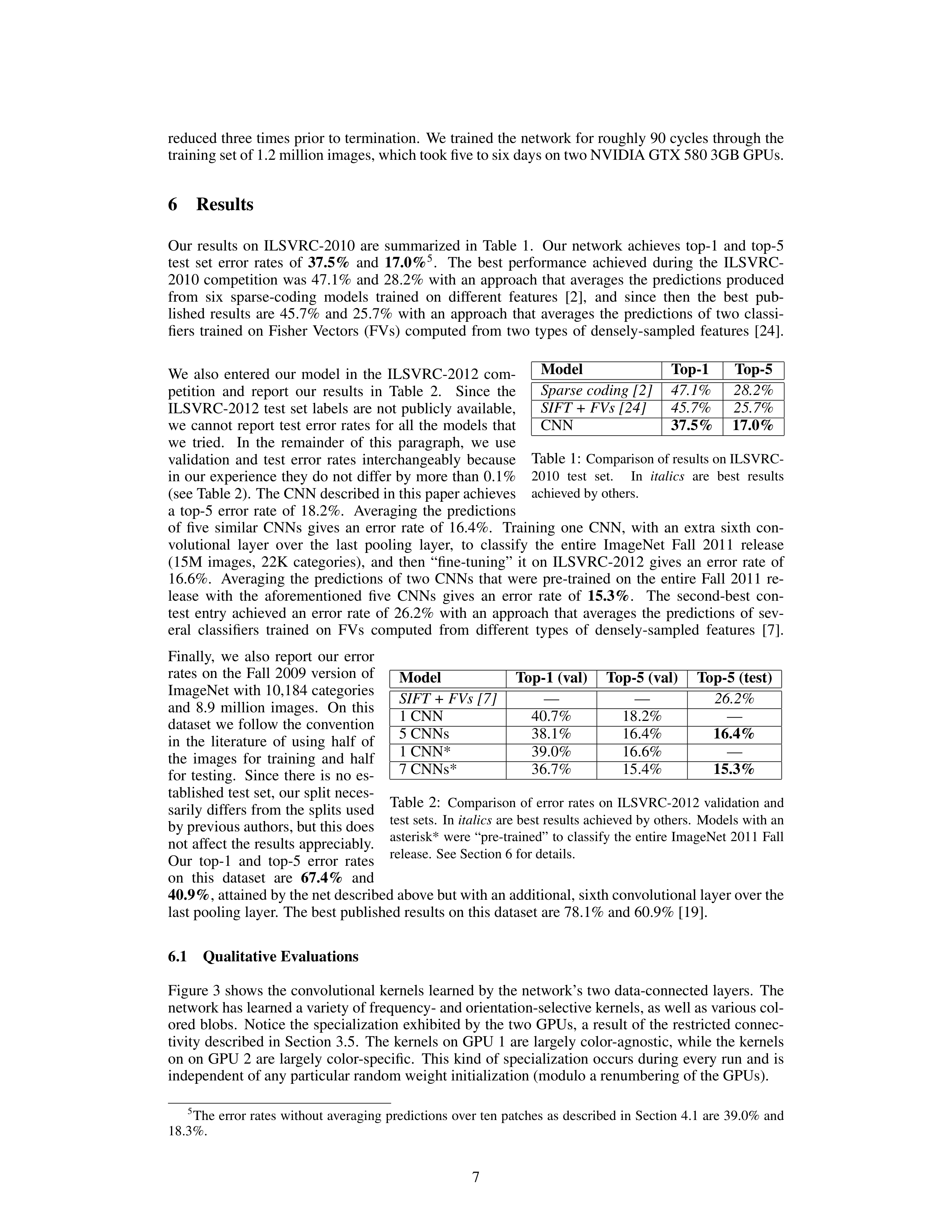 ImageNet Deep Learning Research Paper by University of Toronto — page 7