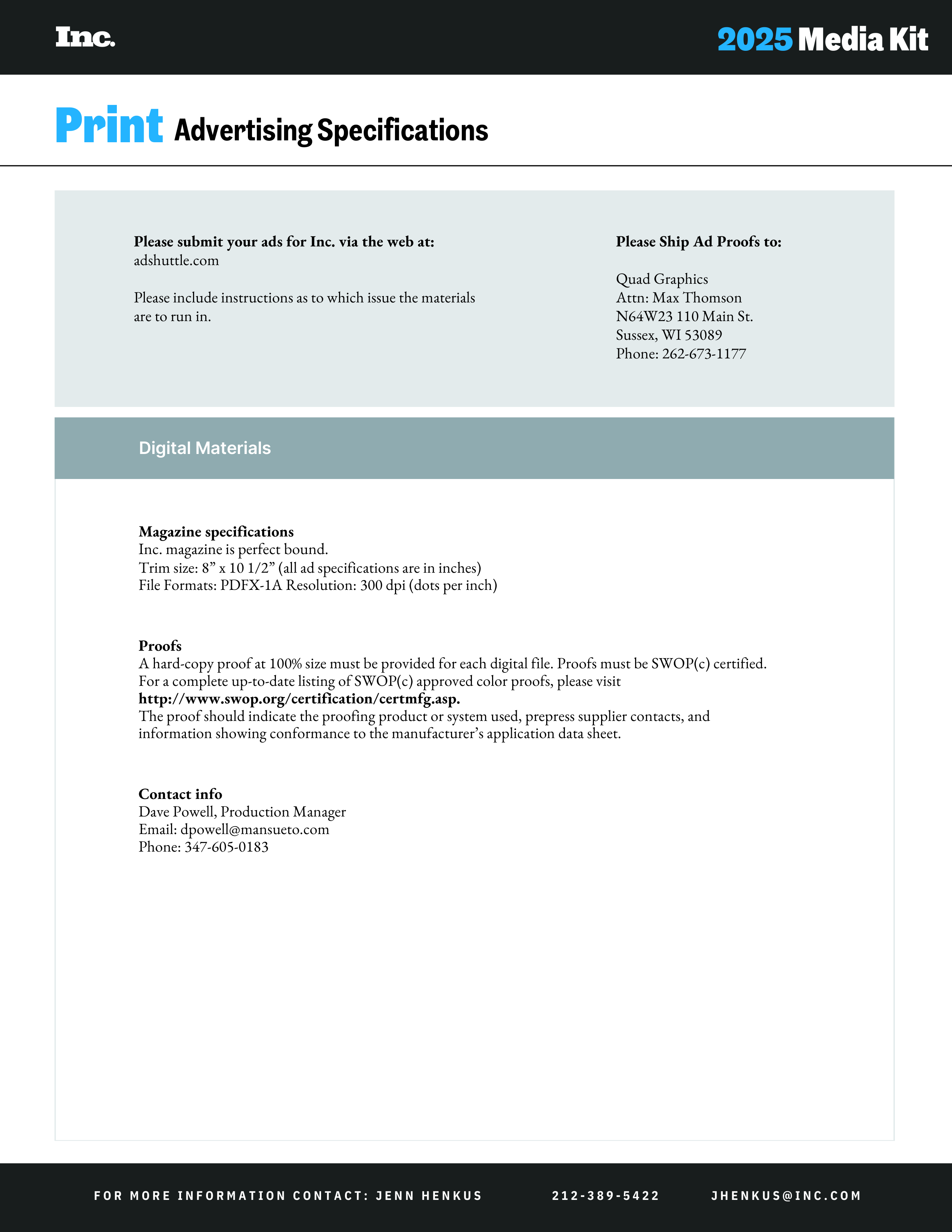 Inc. Business Media Kit — page 5