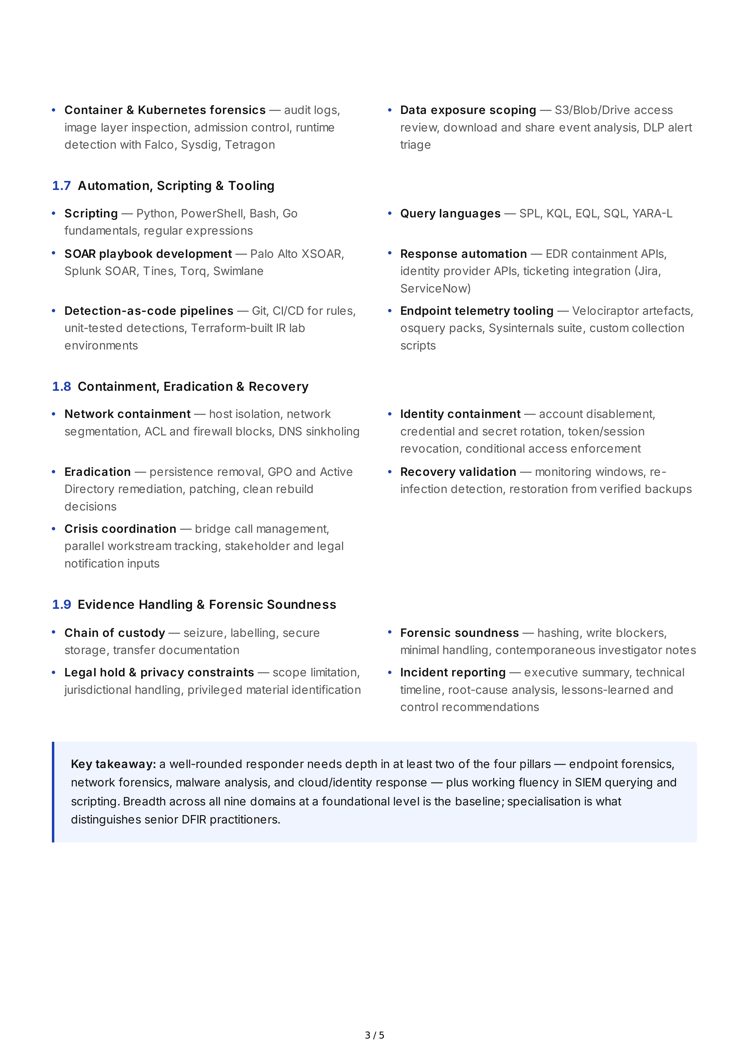 Incident Response Technical Skills — page 3