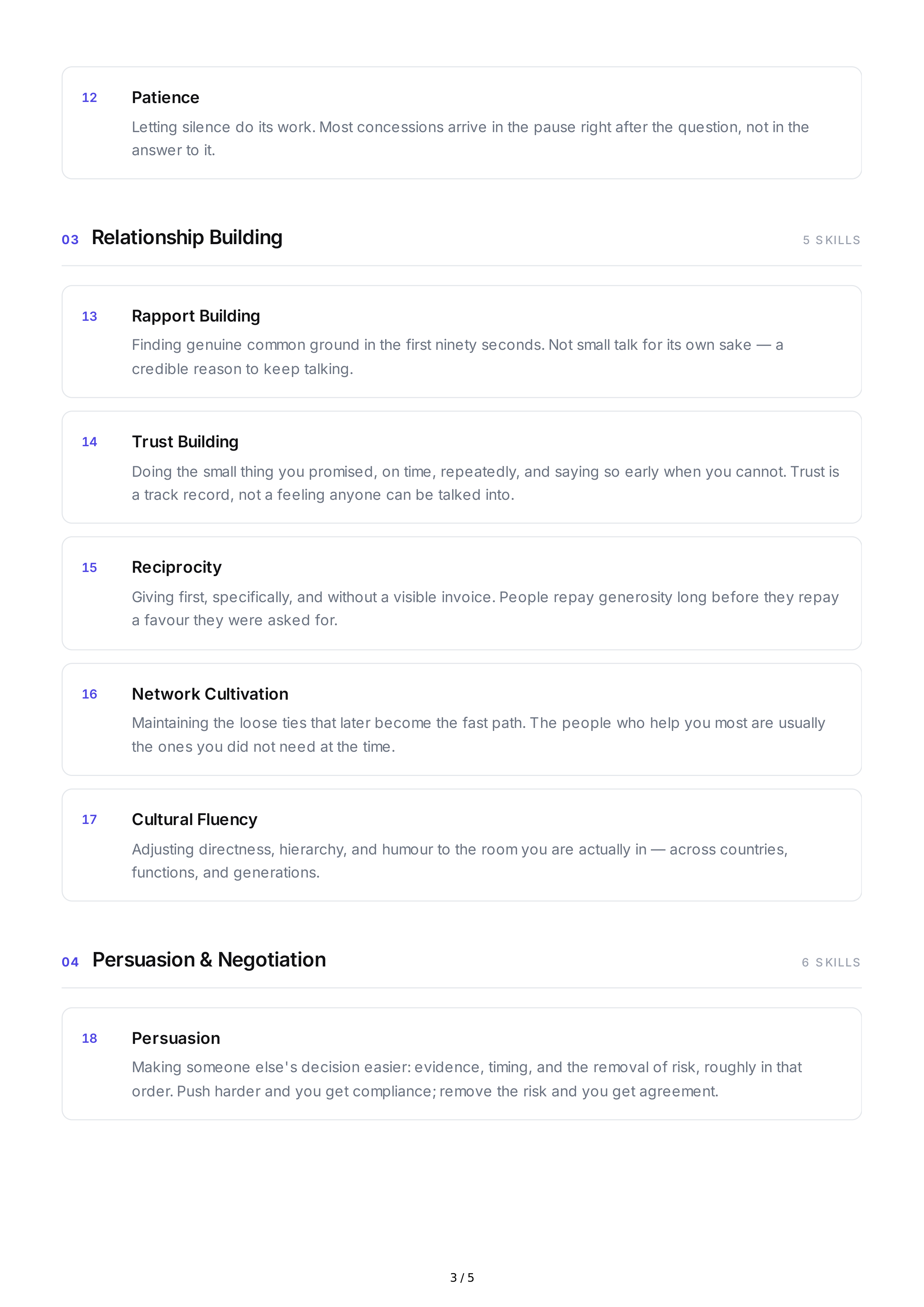 Influence Soft Skills — page 3