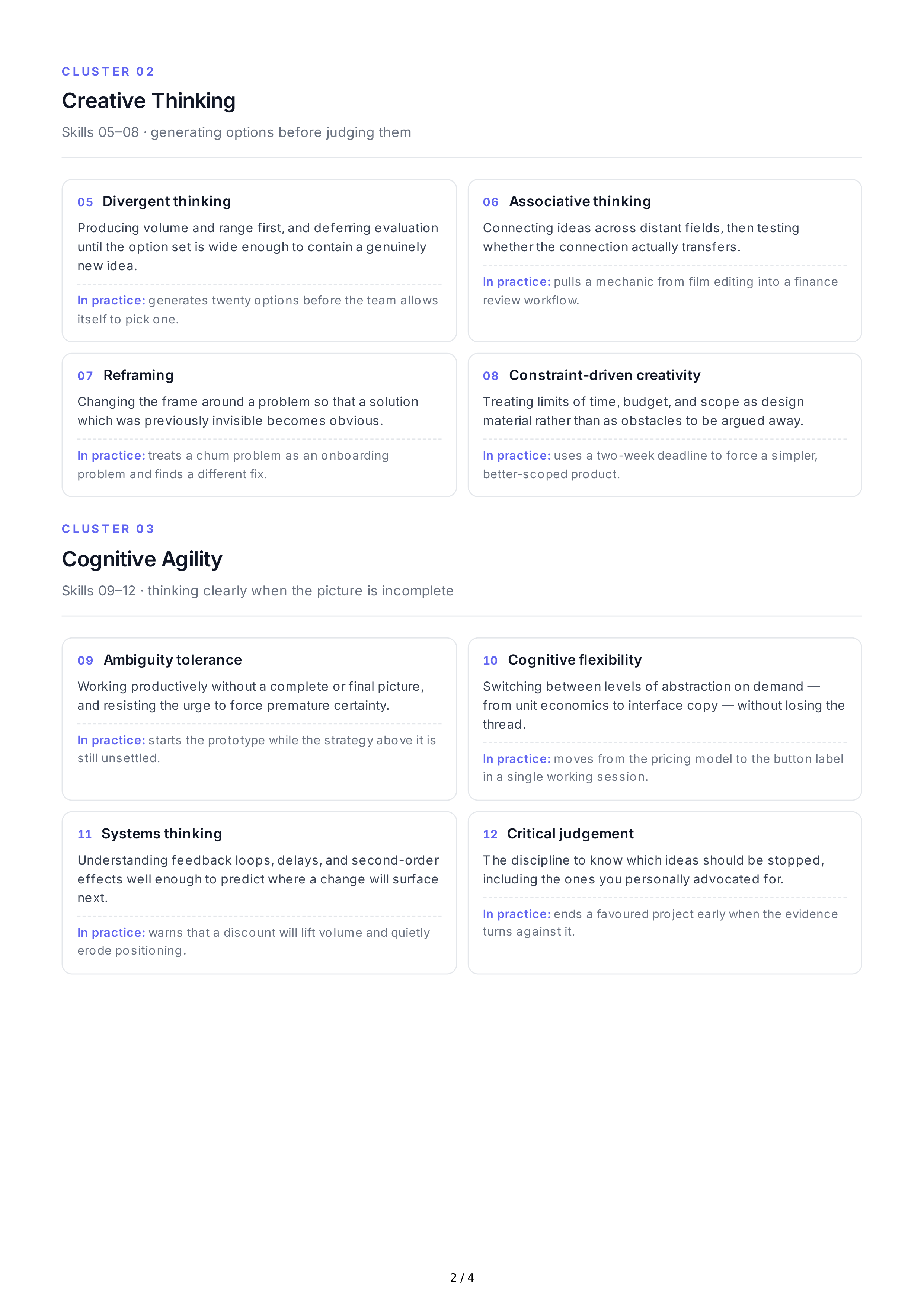 Innovation Soft Skills — page 2