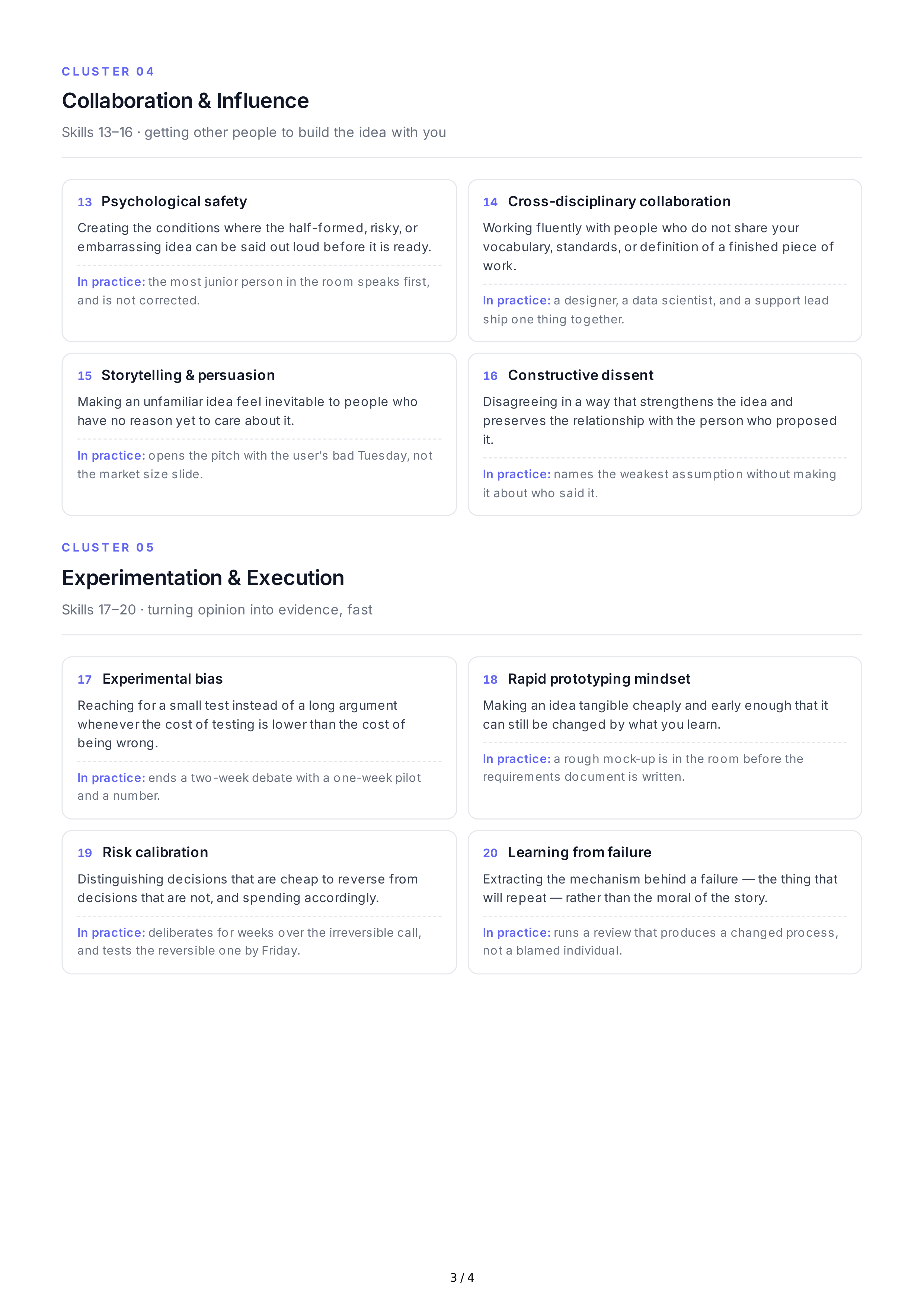 Innovation Soft Skills — page 3