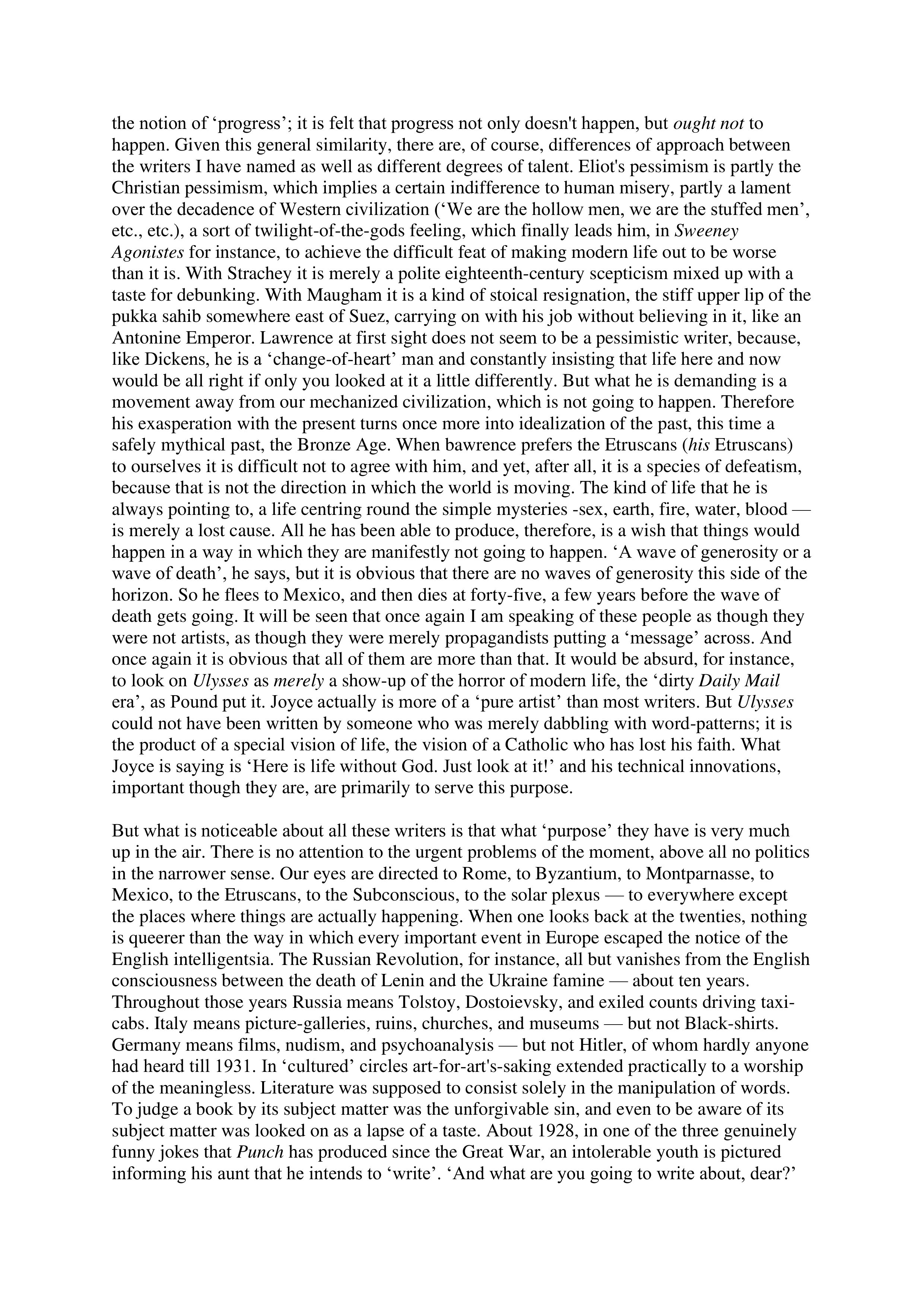 Inside the Whale Essay — page 10